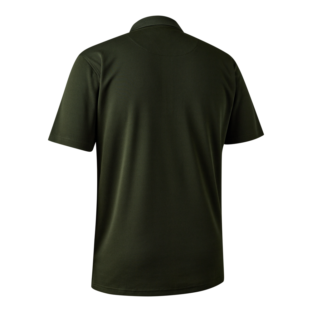 Deerhunter Climate Polo Shirt with 37.5® Technology In Forest Ember
