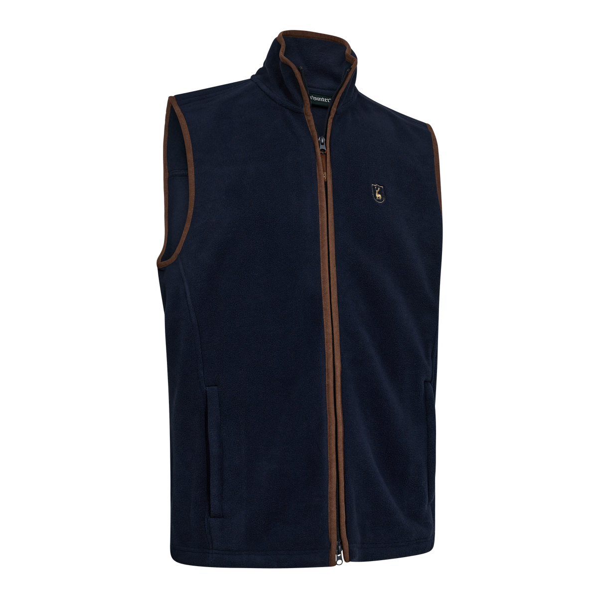 Deerhunter Cumbria Fleece Waistcoat In Dark Blue