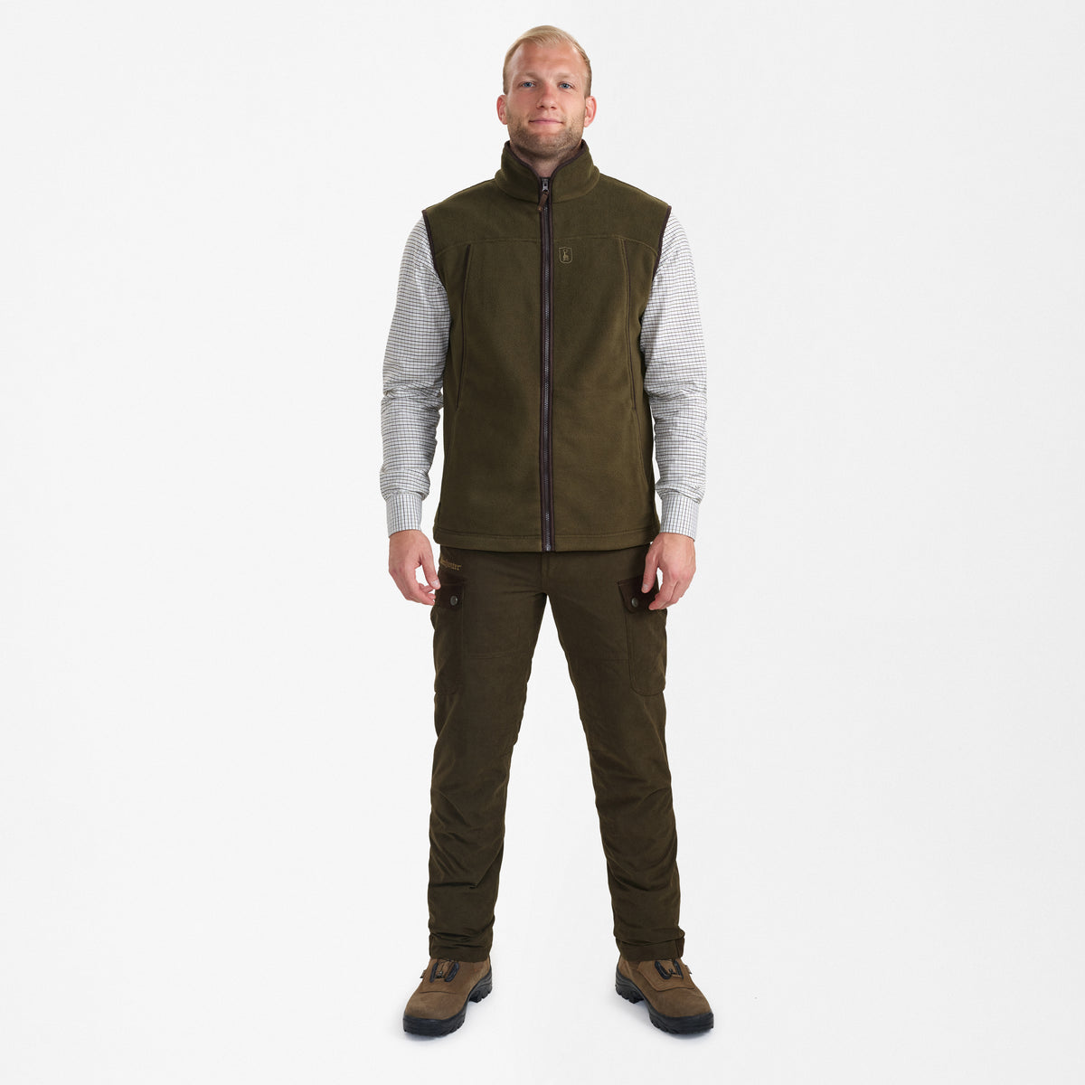 Deerhunter EAGLE Fleece waistcoat In Tarmac Green
