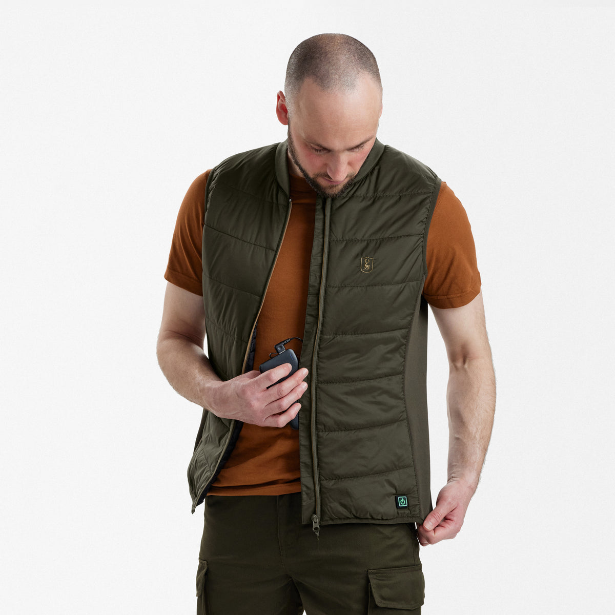 Deerhunter Heat Inner Waistcoat in Deep Green