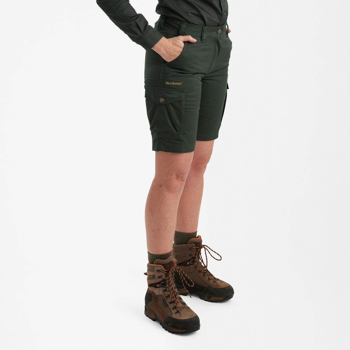 Deerhunter Lady Atlas Shorts In Timber
