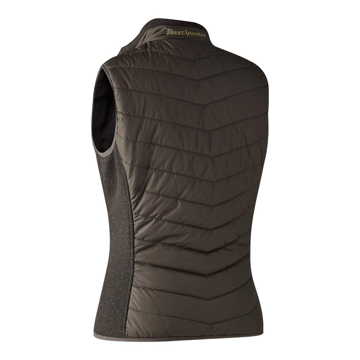 Deerhunter Lady CAROLINE Padded Waistcoat In Brown Leaf