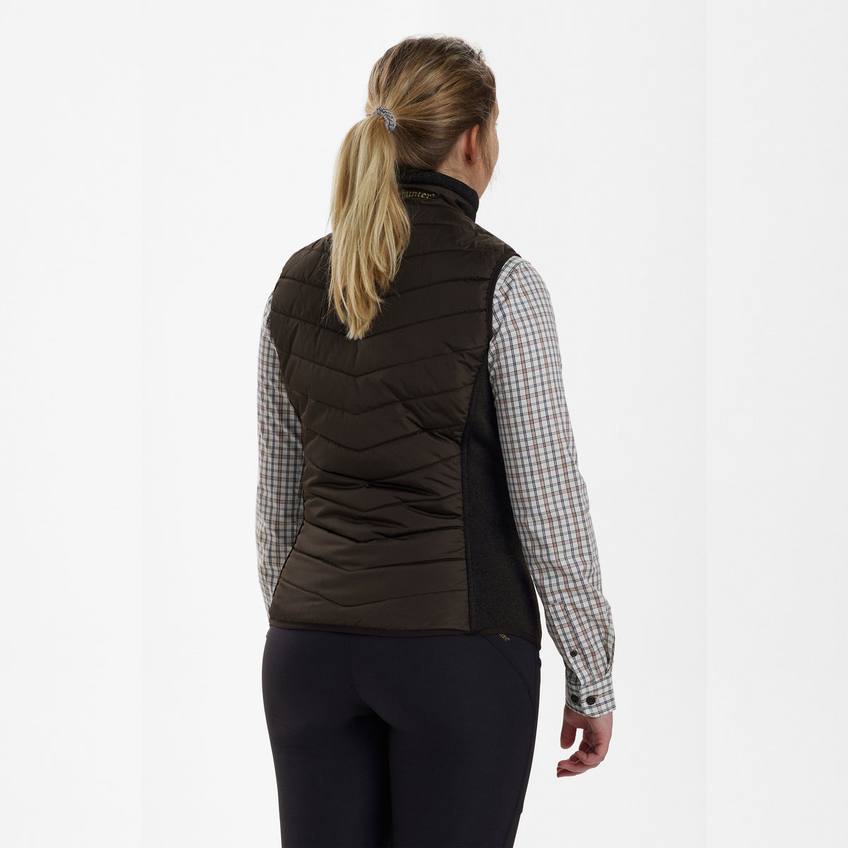 Deerhunter Lady CAROLINE Padded Waistcoat In Brown Leaf