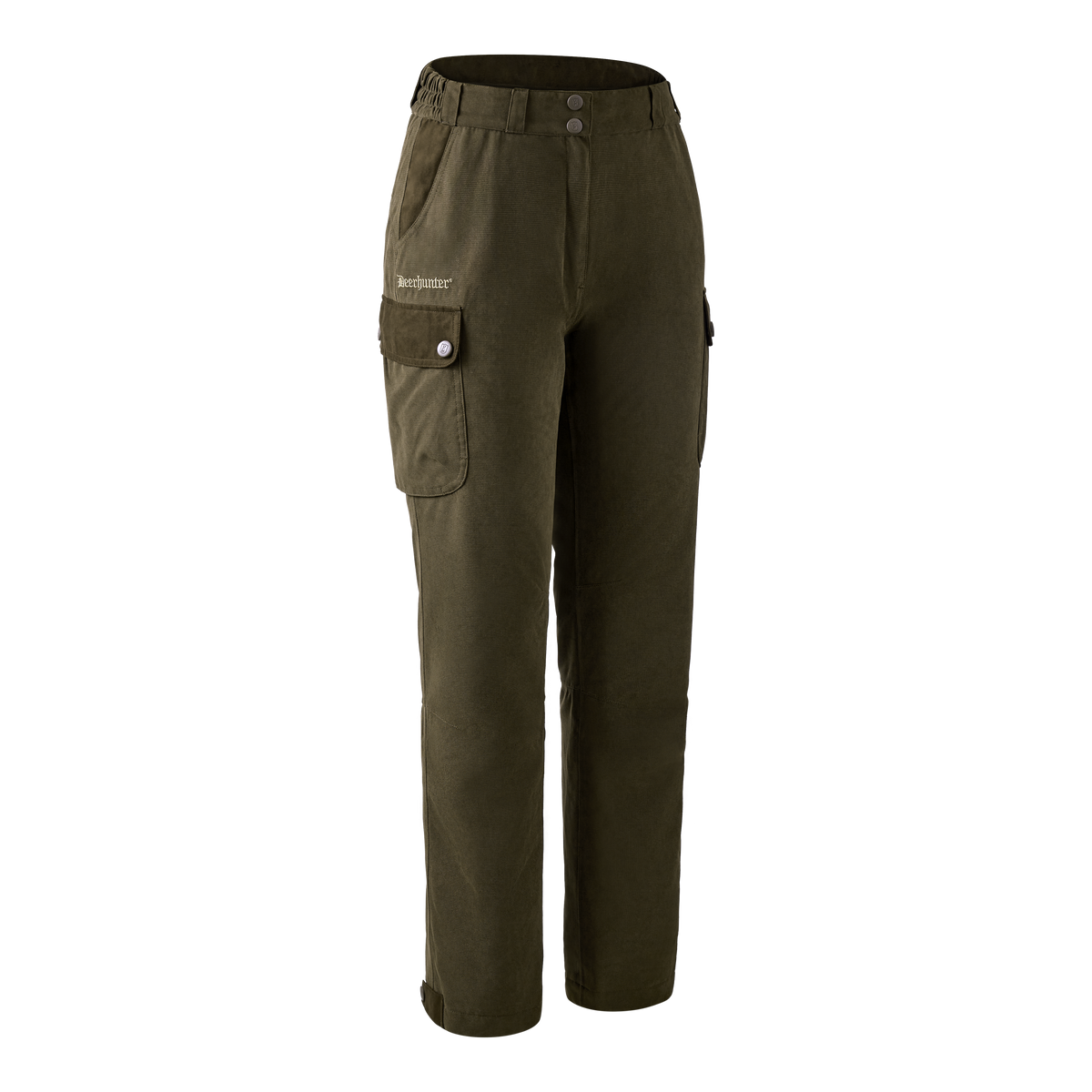 Deerhunter Lady Eagle Trousers In Tarmac Green