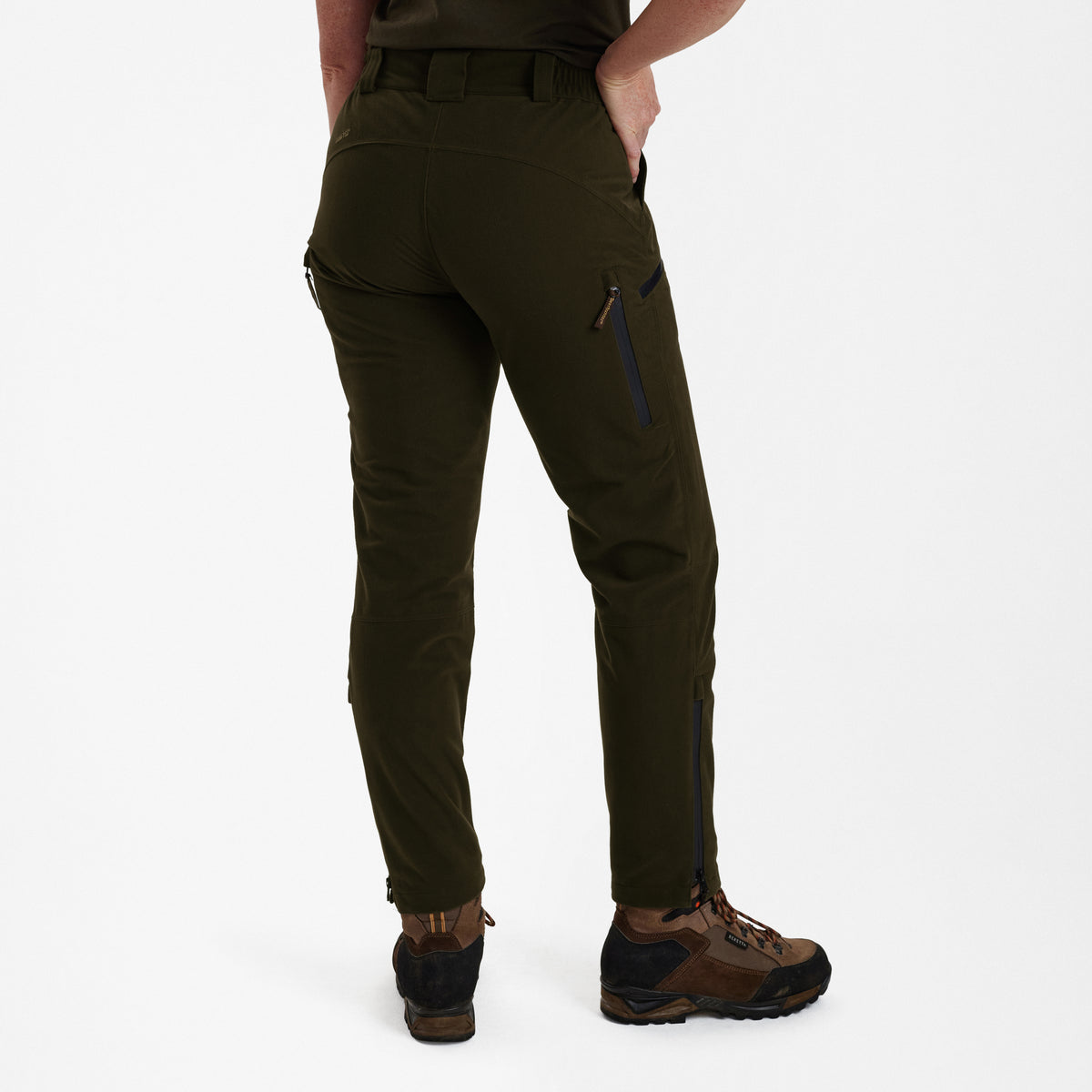 Deerhunter Lady Gabby Boot Trousers In Peat