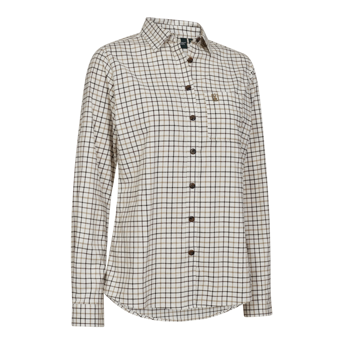 Deerhunter Lady Grace Shirt In Beige Check