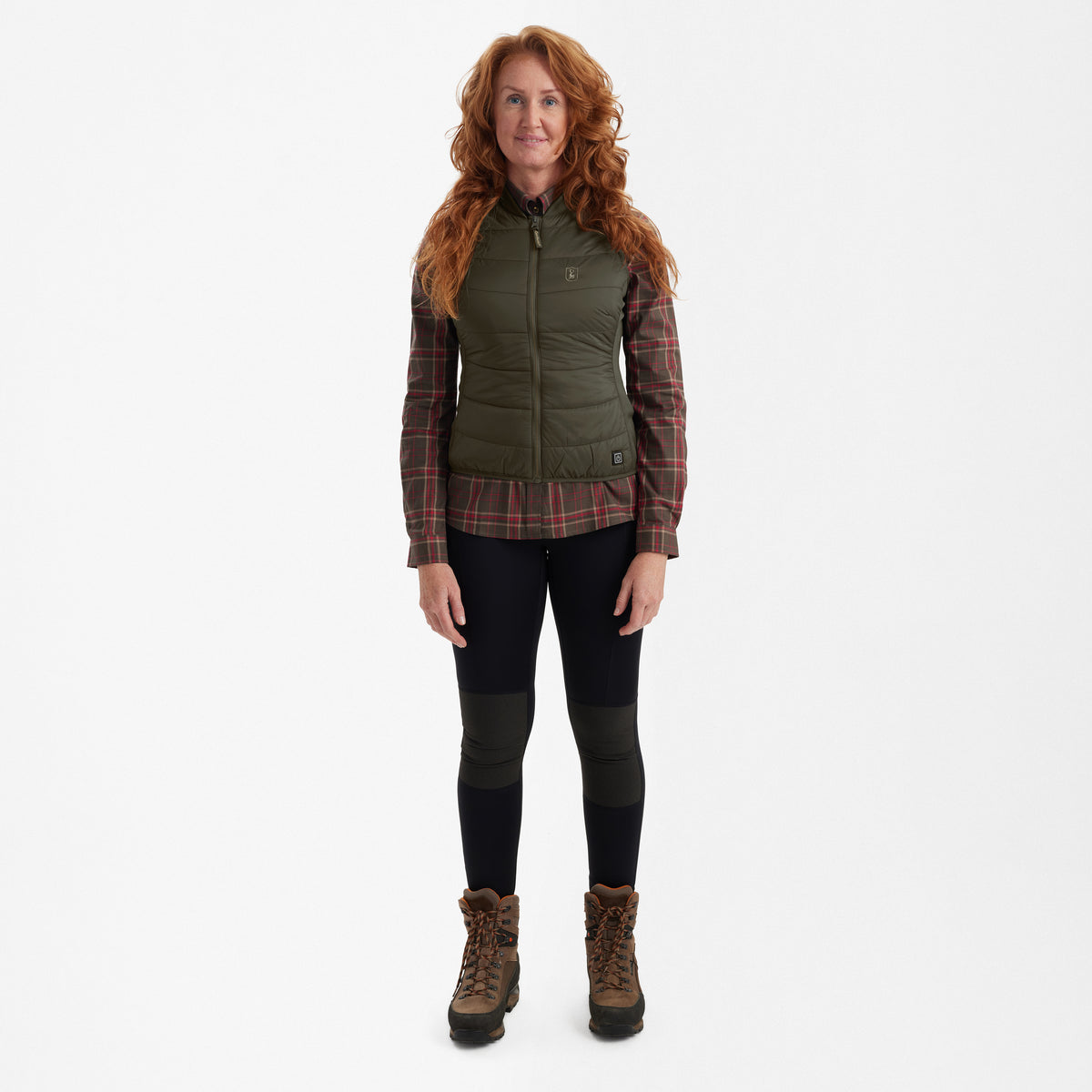 Deerhunter Lady Heat Inner Waistcoat in Deep Green