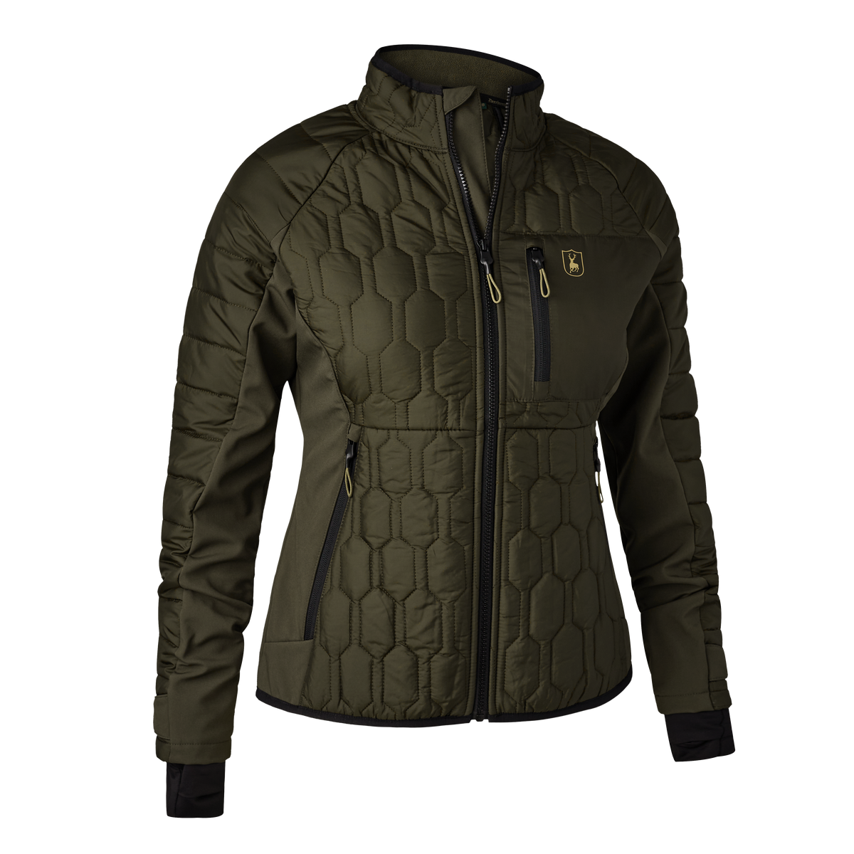 Deerhunter Lady Mossdale Quilted Jacket In Forest Green