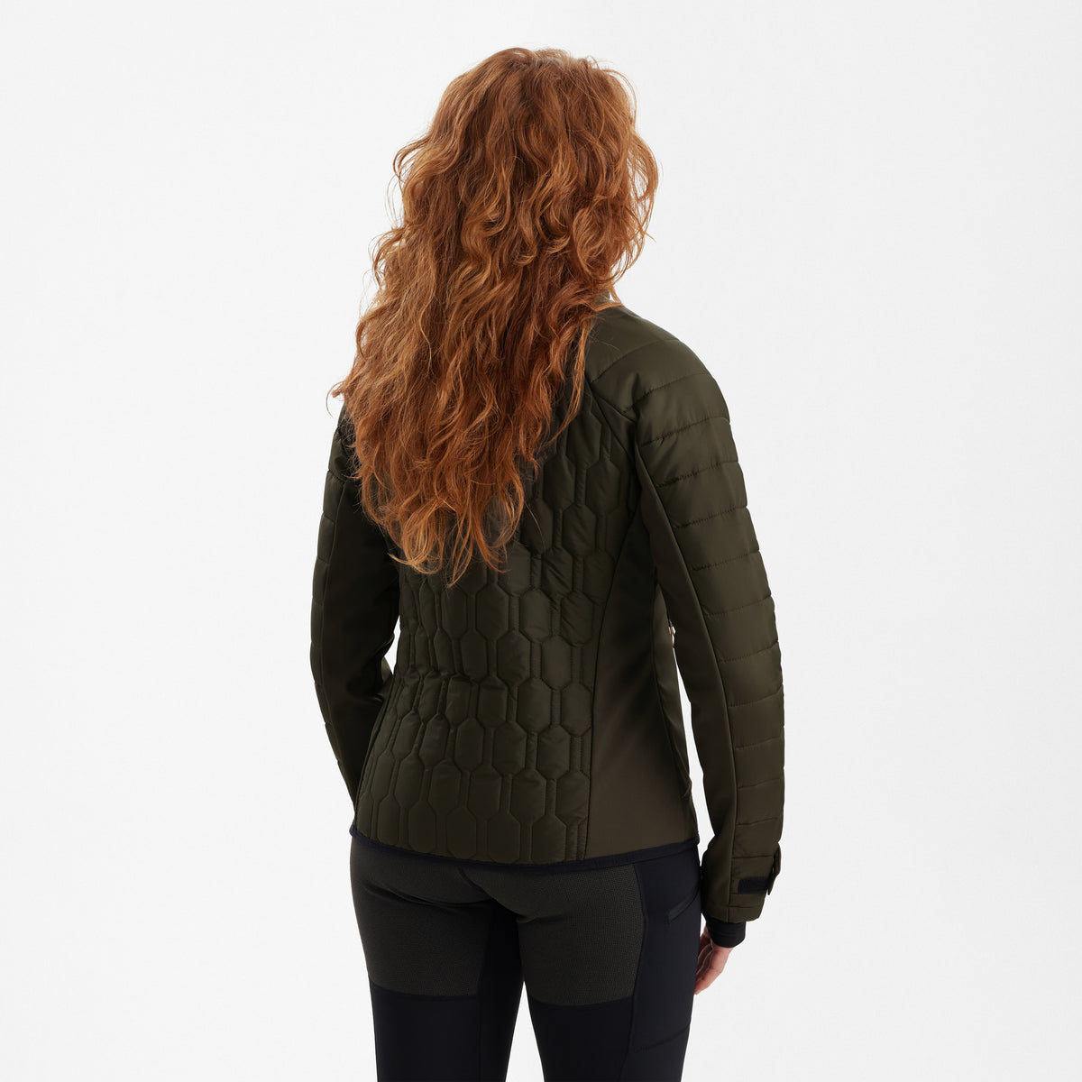 Deerhunter Lady Mossdale Quilted Jacket In Forest Green