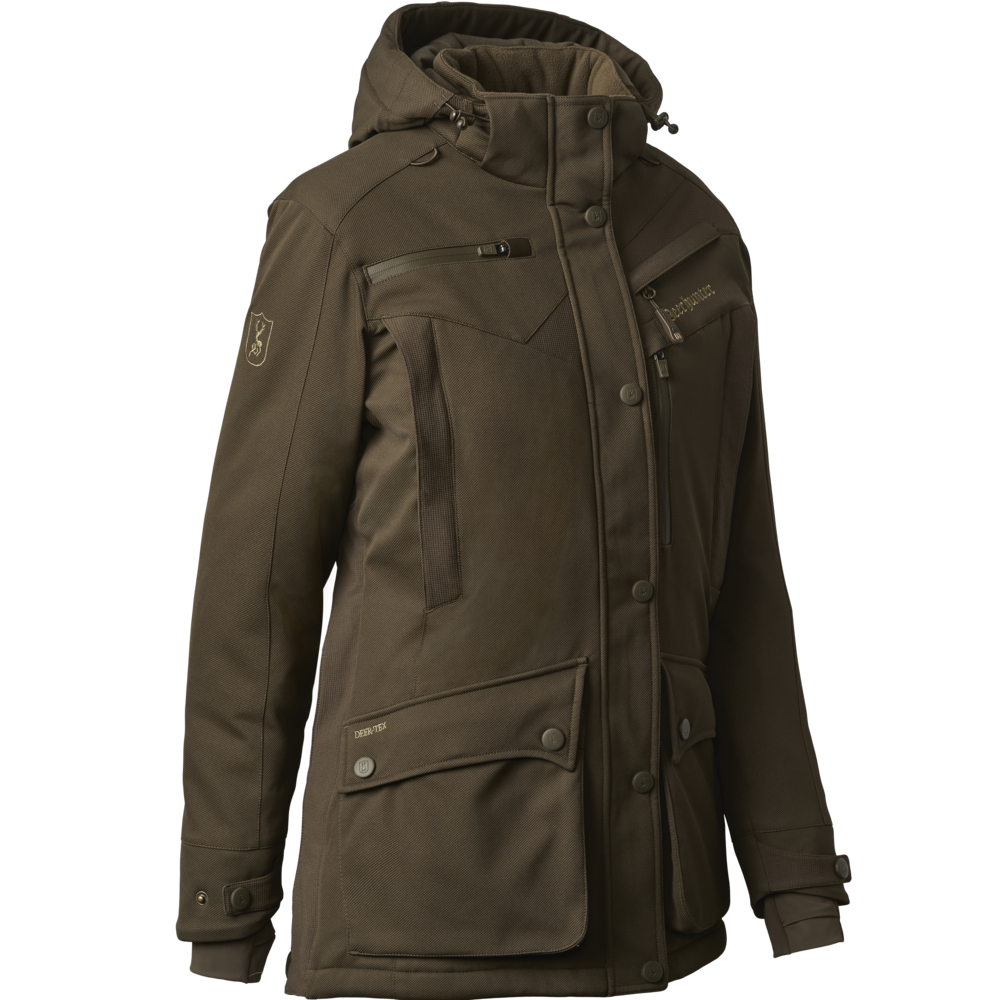 Deerhunter Lady Muflon Pro Winter Jacket In Art Green
