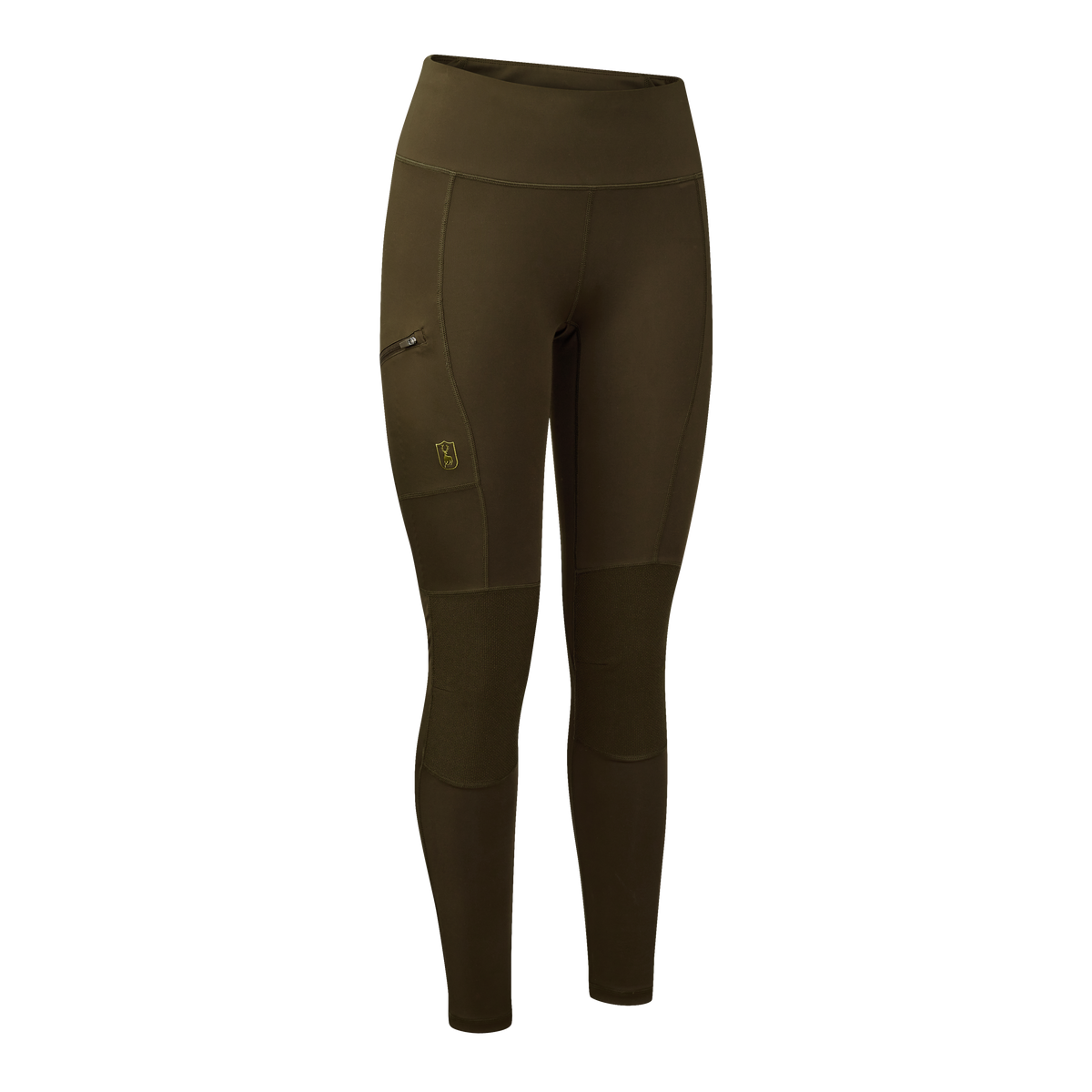Deerhunter Lady Reinforced Tights In Art Green