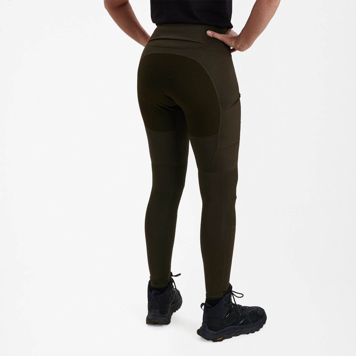 Deerhunter Lady Reinforced Tights In Art Green