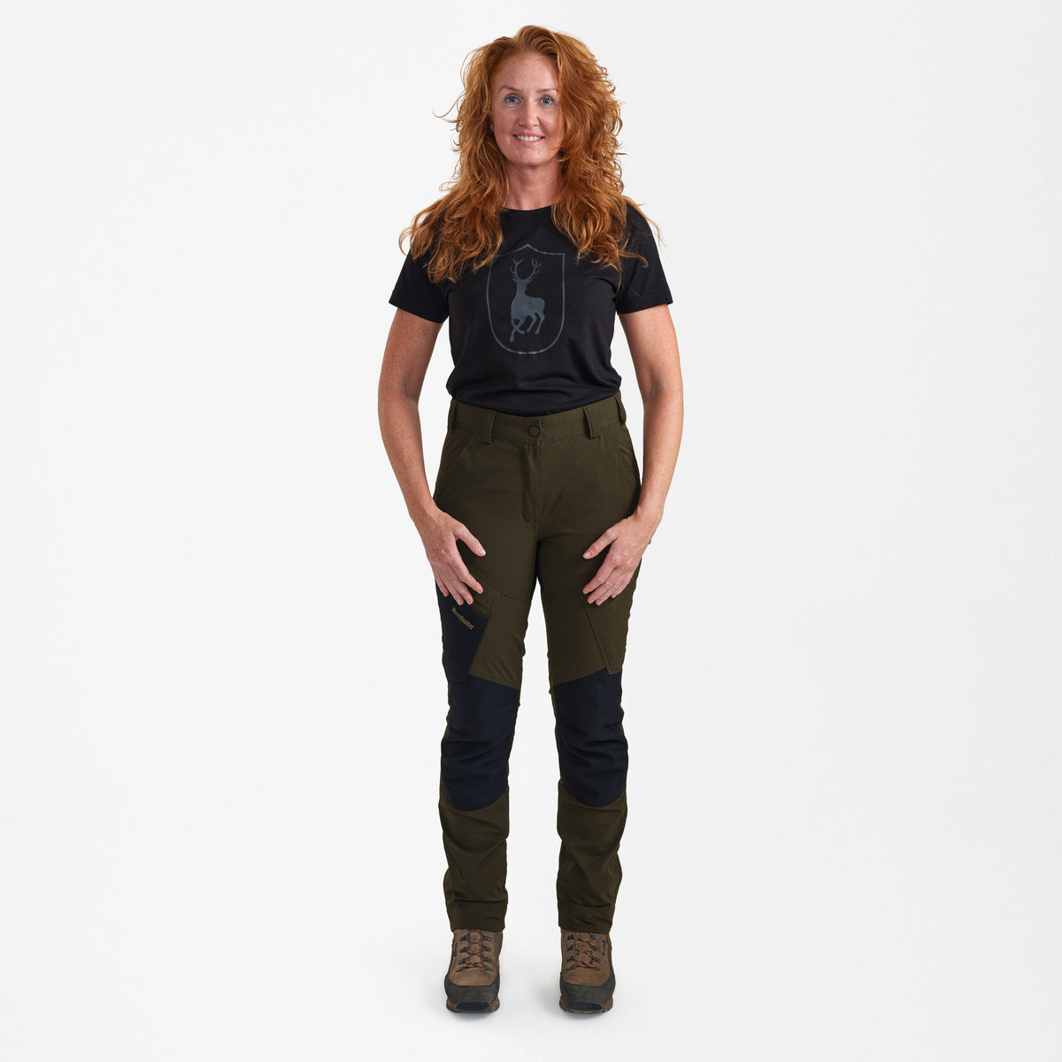 Deerhunter NORTHWARD Trousers in black and green