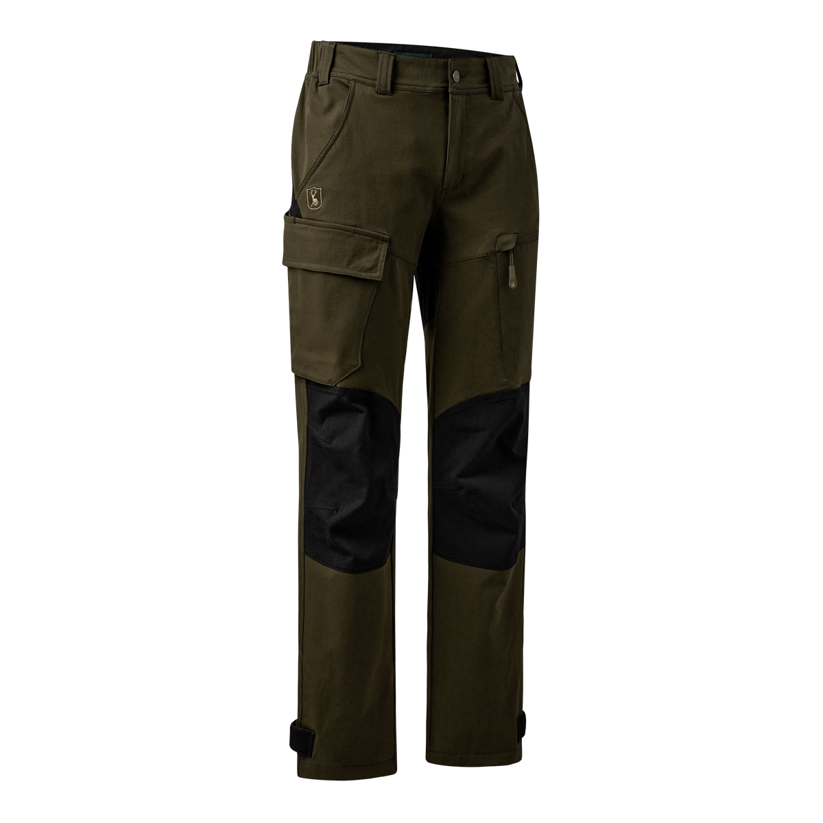 Deerhunter SAREK Full Stretch Trousers In Green and Black