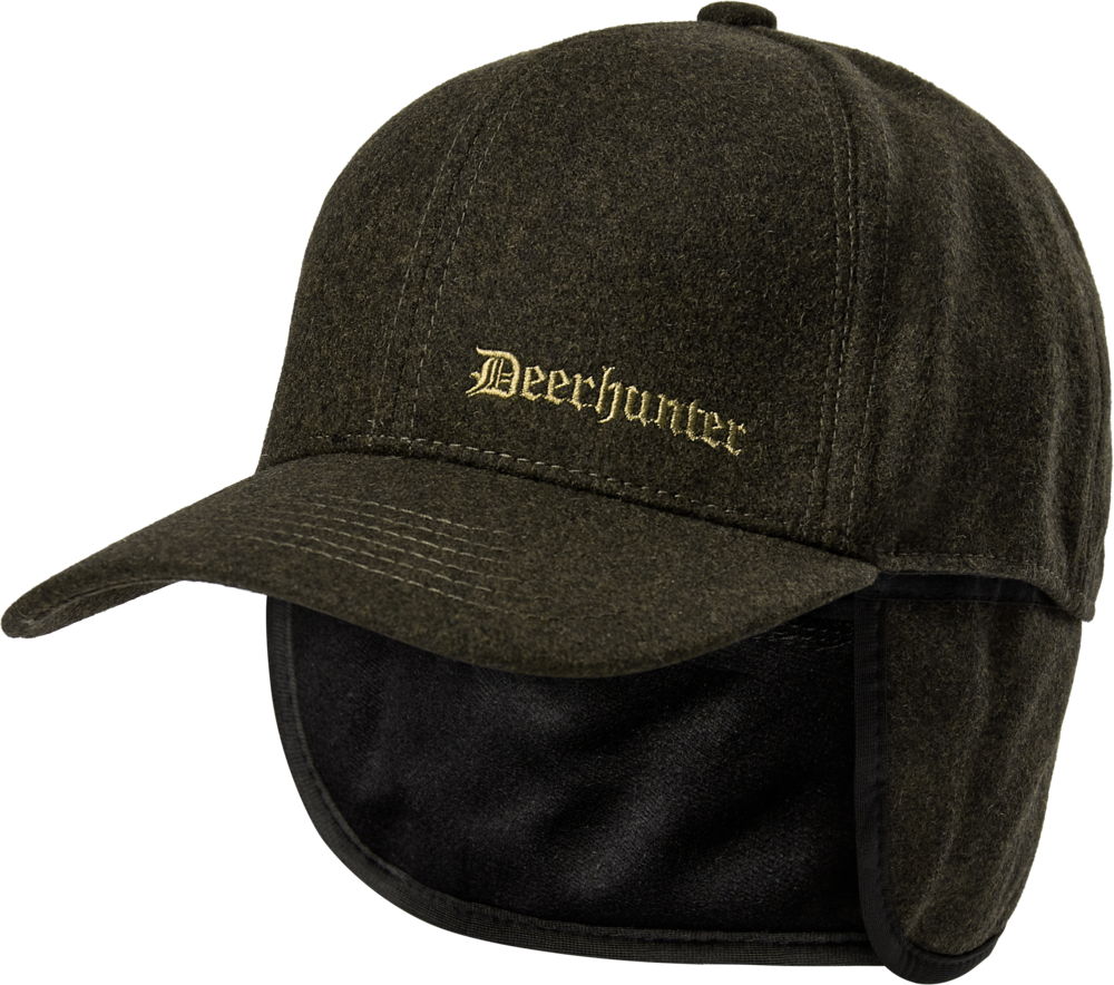 Deerhunter TATRA Cap with Earflaps In Loden Wood