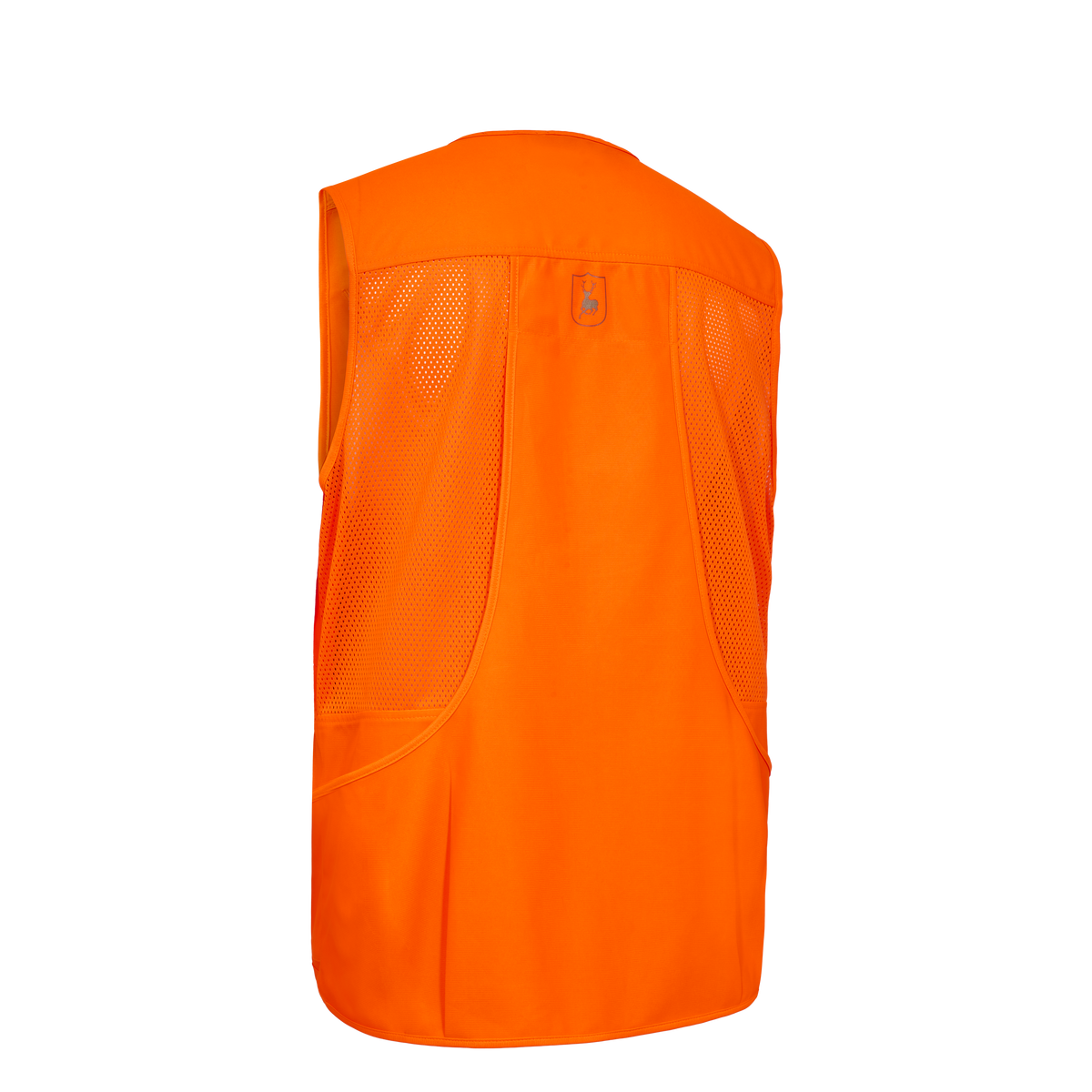 Hunting Mesh Safety Waistcoat In Safety Orange