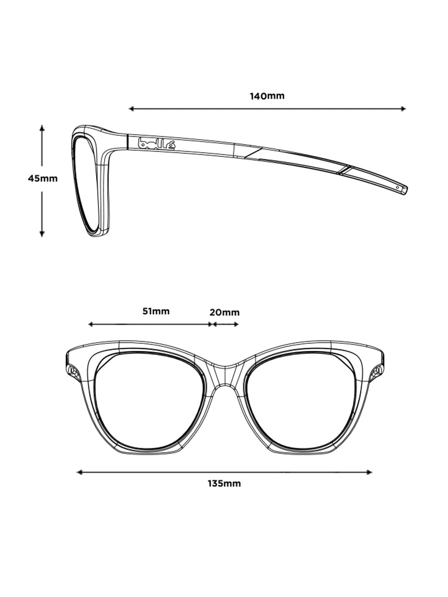 Bolle - PRIZE Sunglasses Black Crystal Matte - 1 Brown Pink Polarised