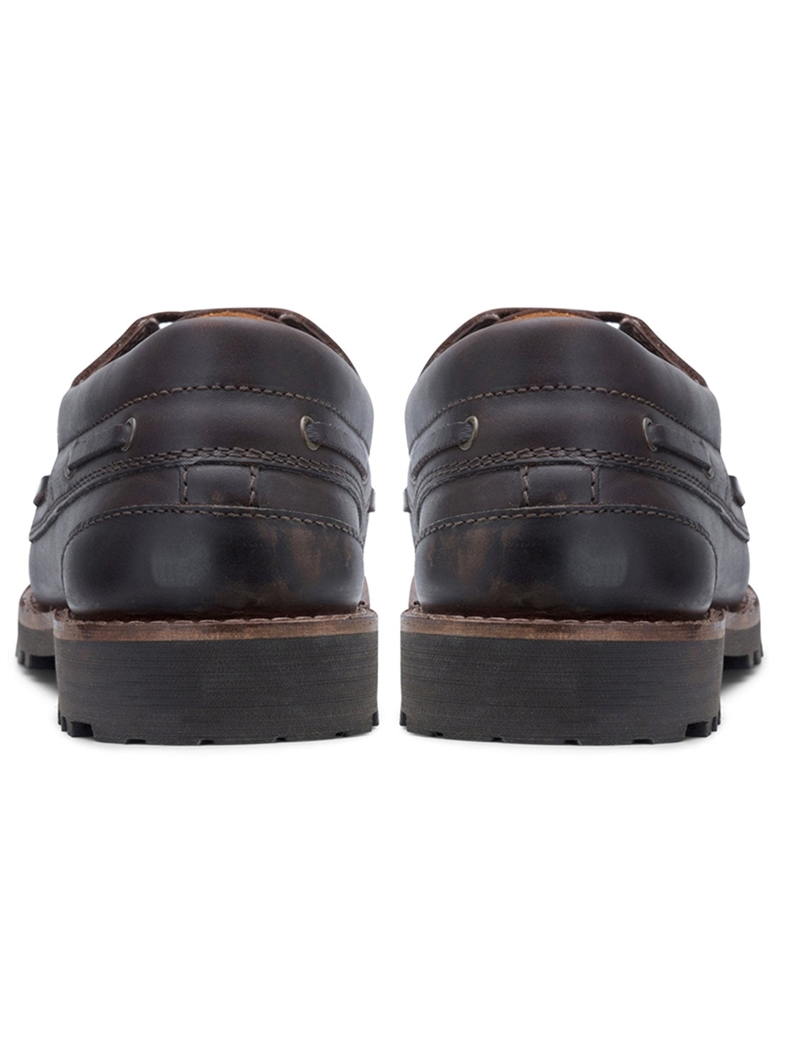 Hoggs of Fife - Boat Shoe with lugged country sole / Moccasin style Kintyre Country shoes