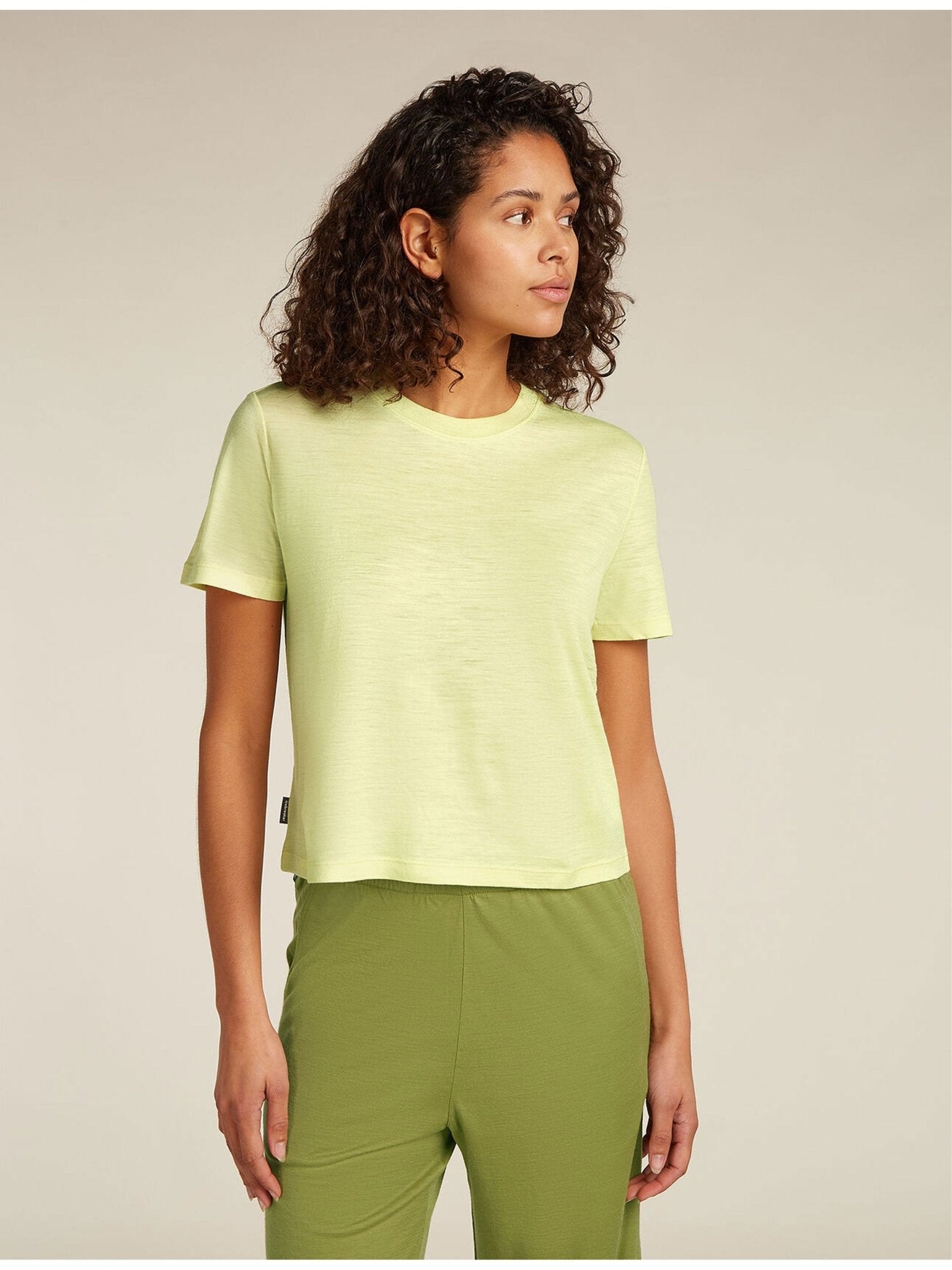 Icebreaker - Icebreaker Womens Merino 150 Tech Lite Short Sleeve Ladies Crop T-Shirt
