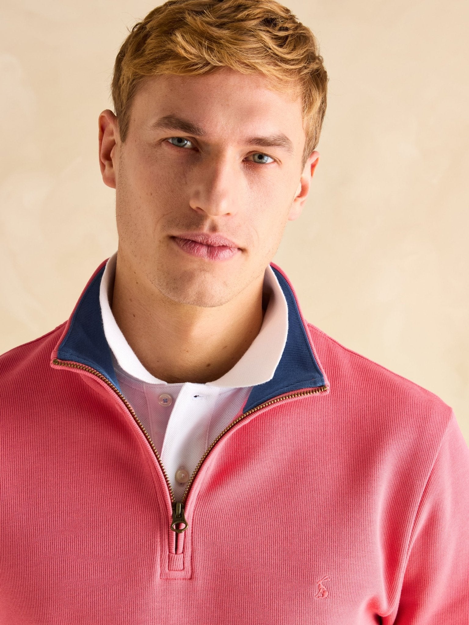 Joules - Joules Alistair 1/4 Zip Mens Sweatshirt - 1/4 Zip / Pullover - 100% Cotton