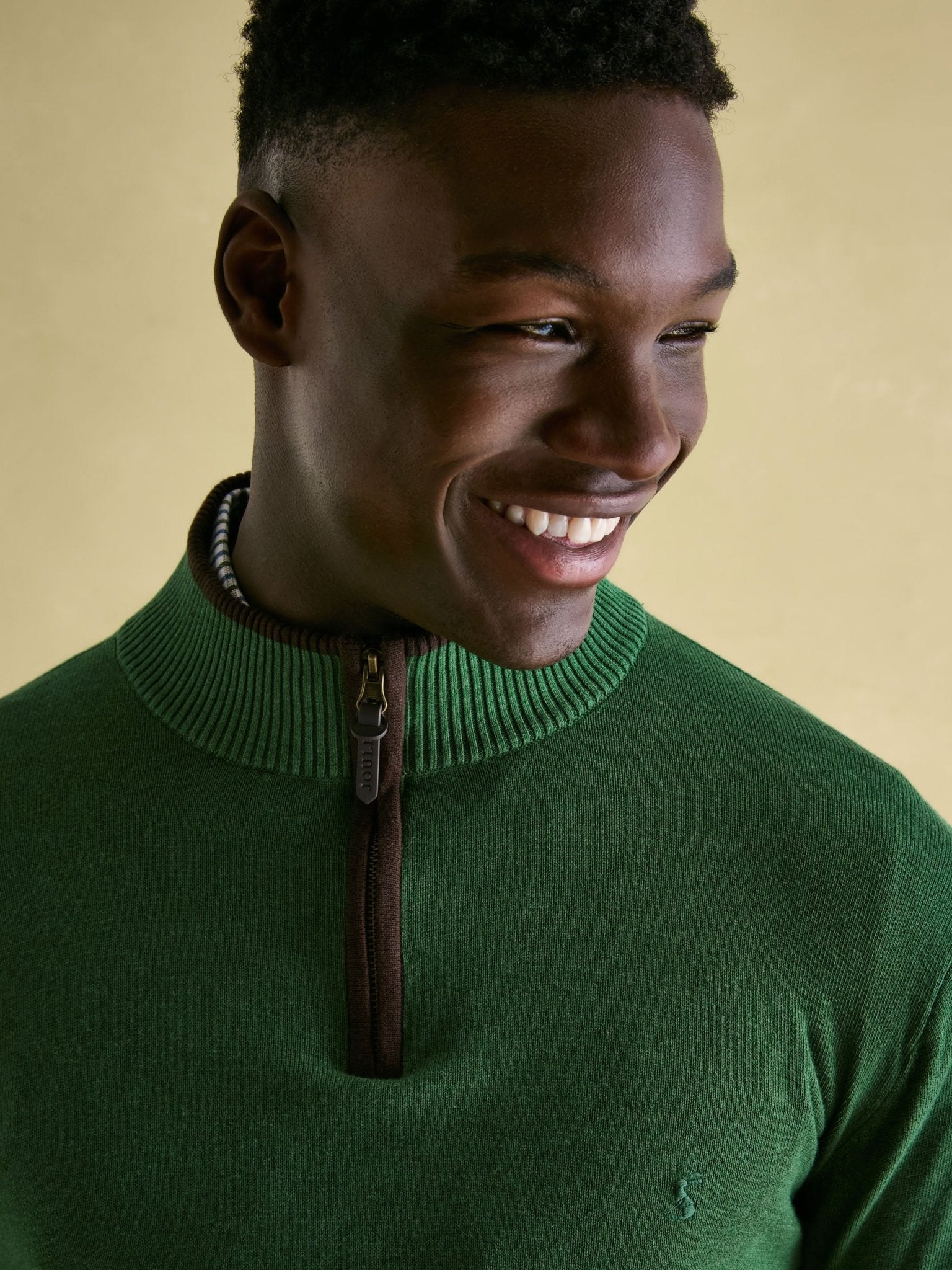 Joules - Joules Hillside Mens Jumper - 1/4 Zip / Pullover /Sweater - 100% Cotton