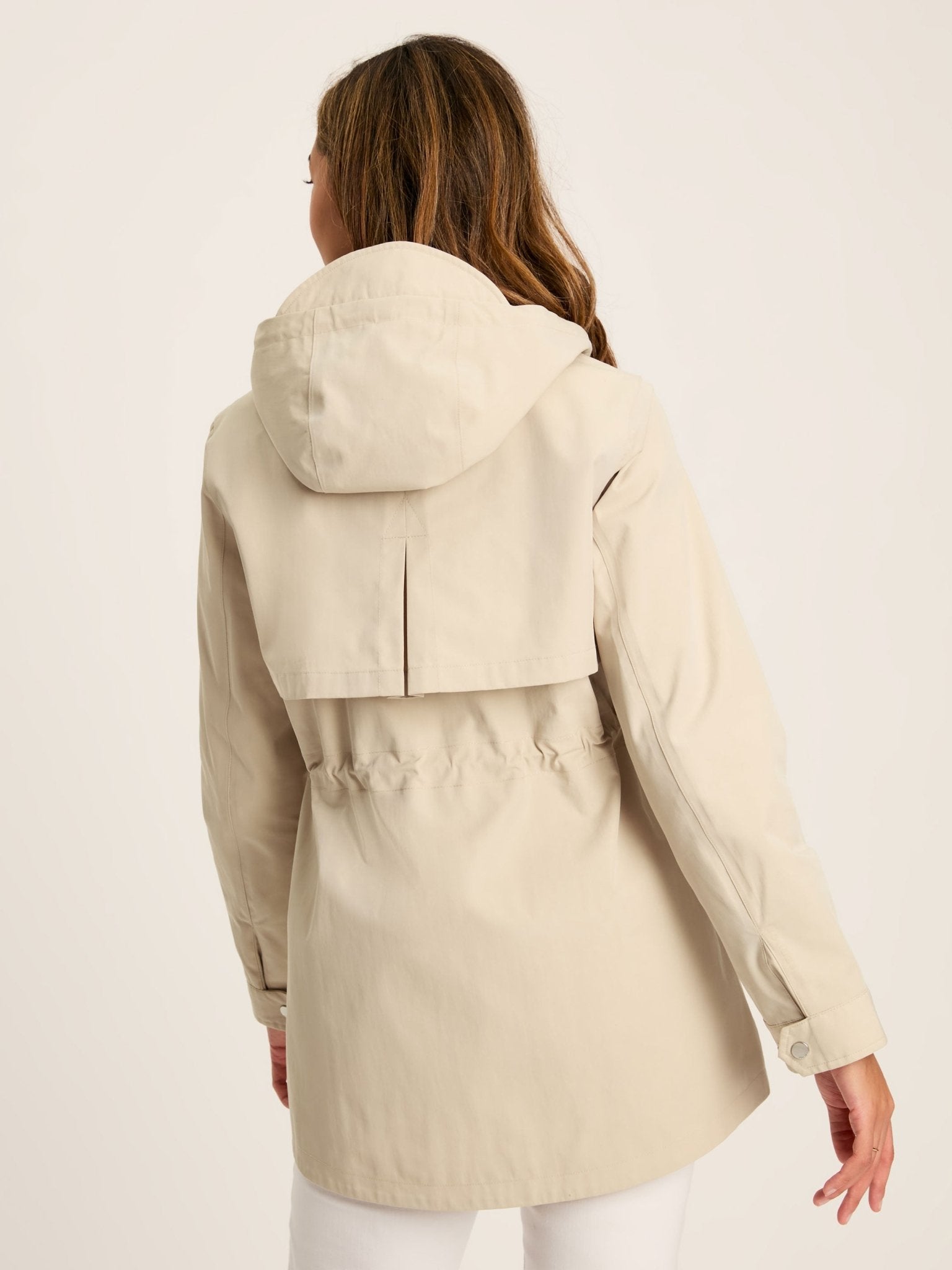 Joules - Joules Womens Portwell Waterproof Raincoat With Hood - Ladies