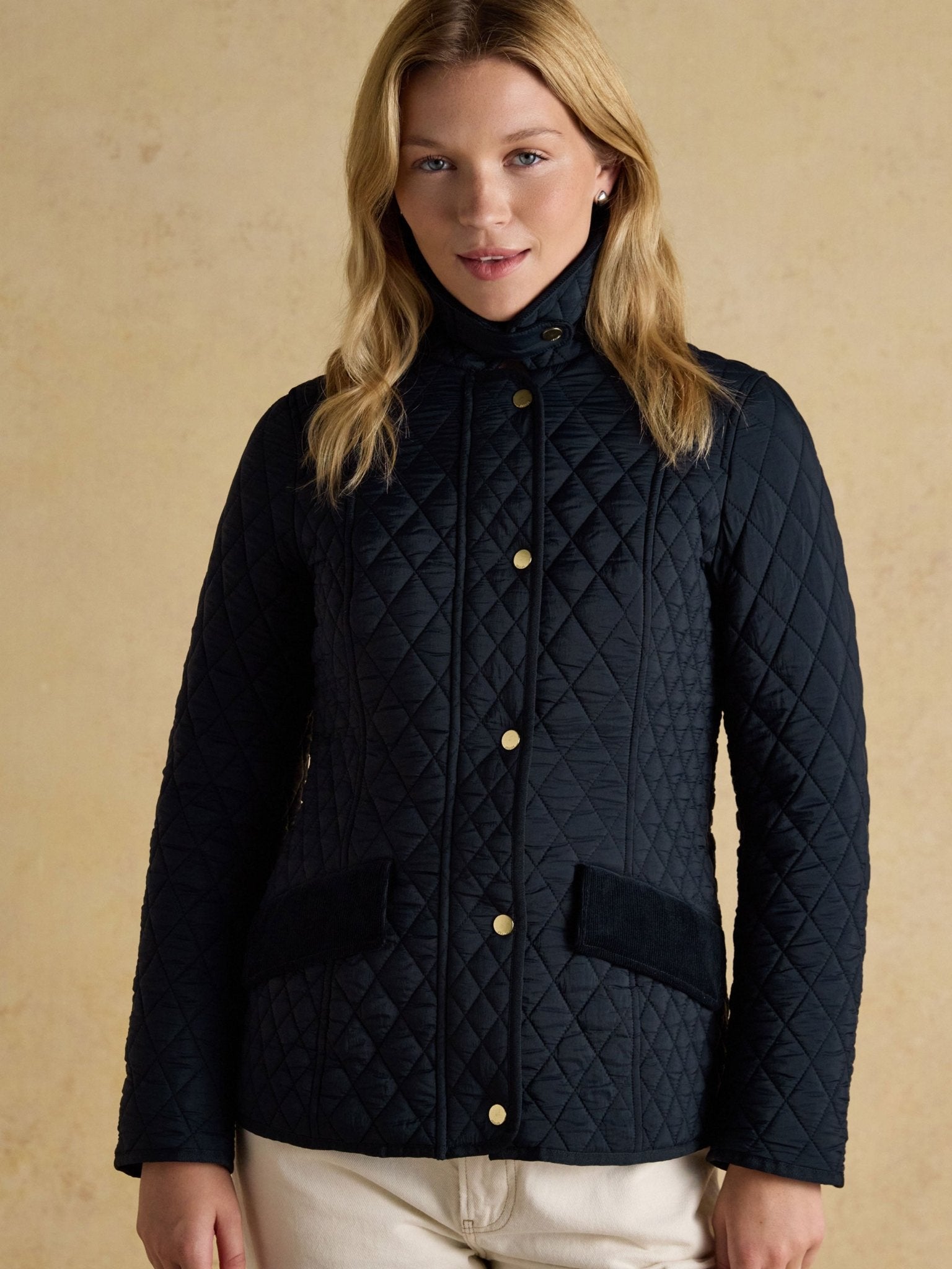 Joules Ladies Highclere Quilted Jacket - Womens padded coat Joules