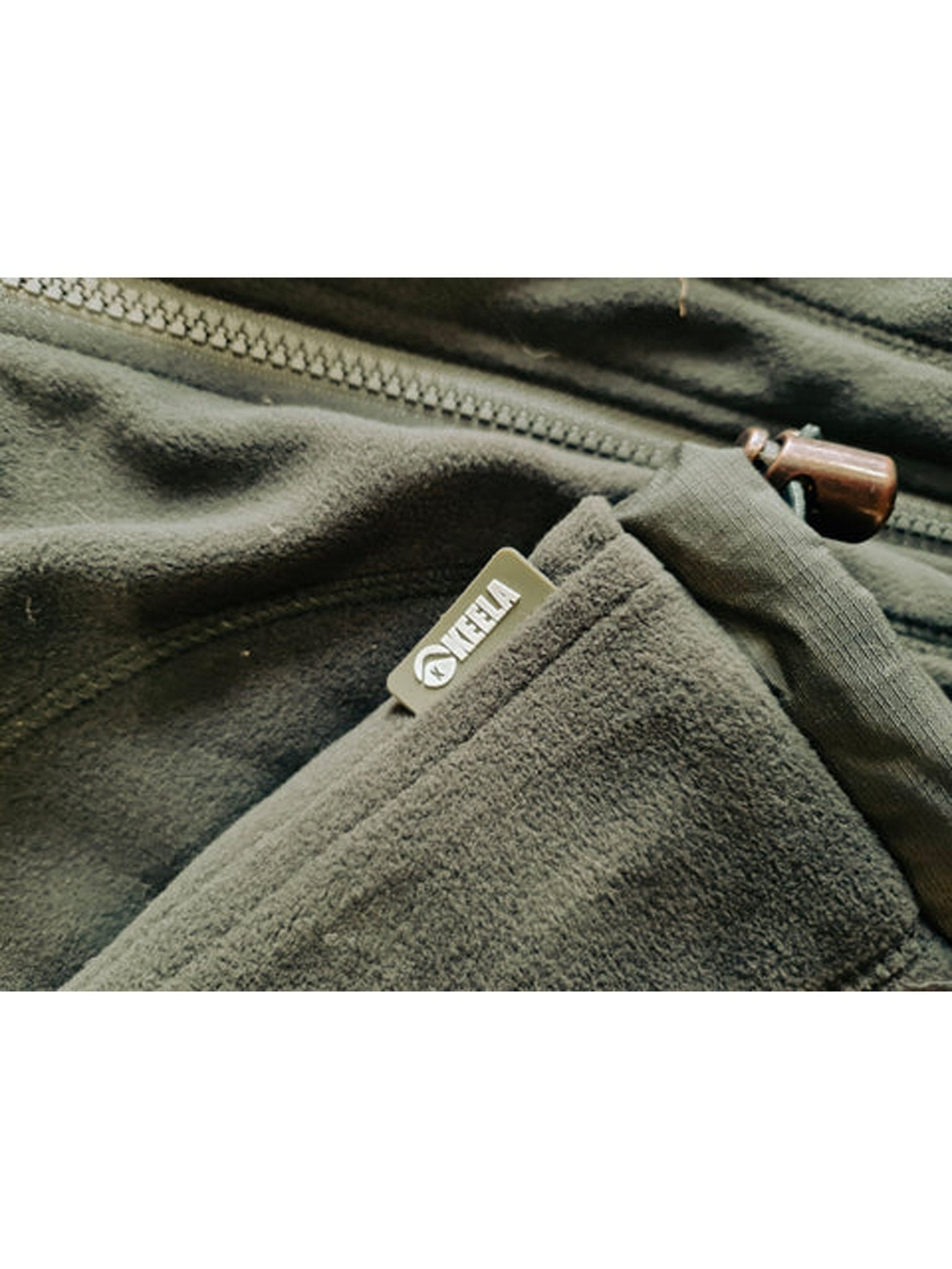 Keela Outdoors - Keela Genesis Mens Waterproof Fleece Jacket, Windproof, breathable, reinforced elbows and shoulders