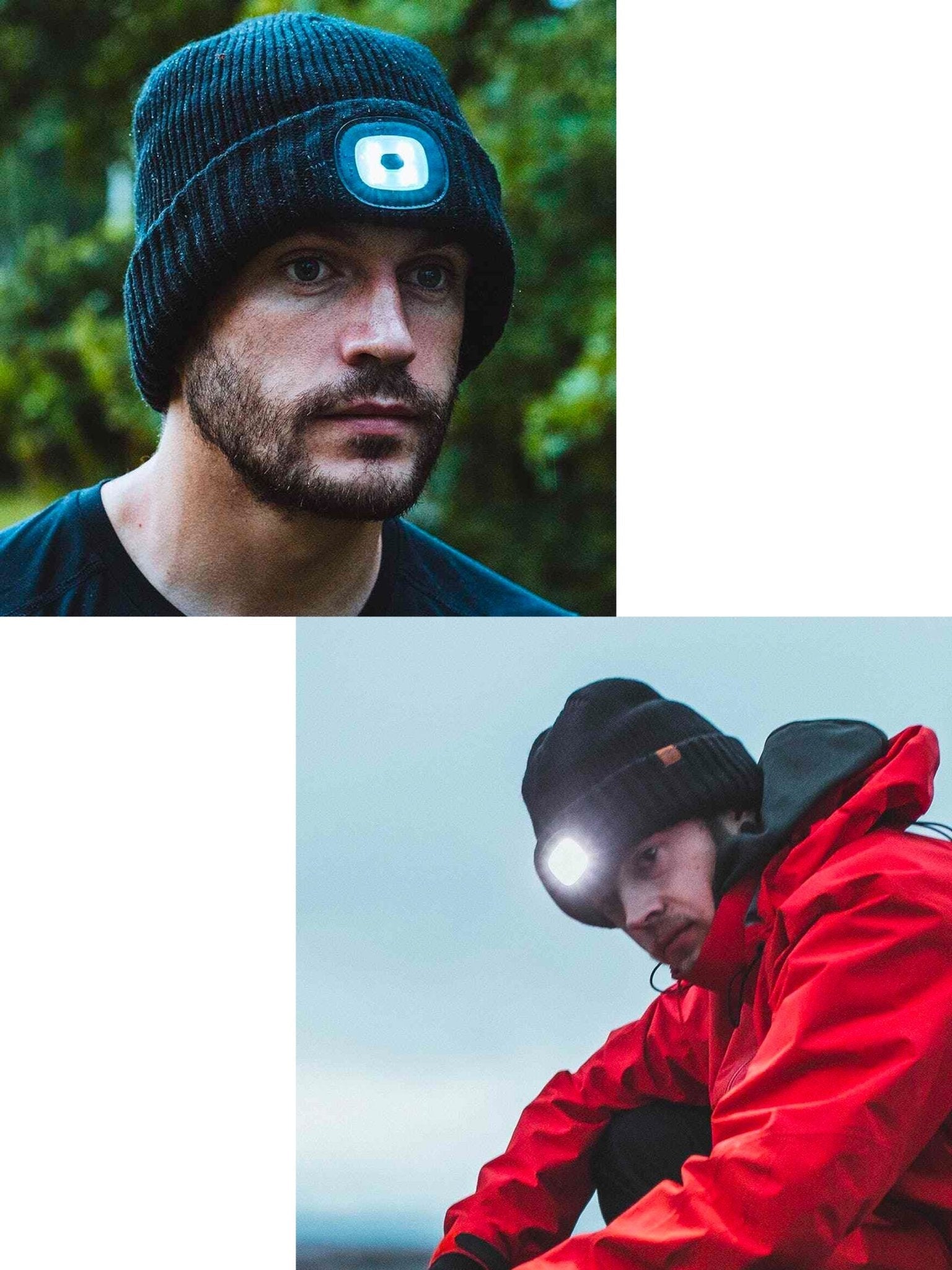 Sealskinz - LED Waterproof & Windproof Beanie Hat / Cold Weather Roll Cuff - Heydon