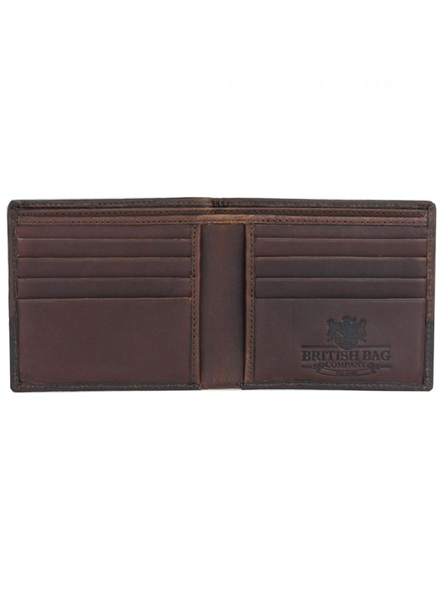 The British Bag Company - Navigator Brown Waxed Canvas Wallet