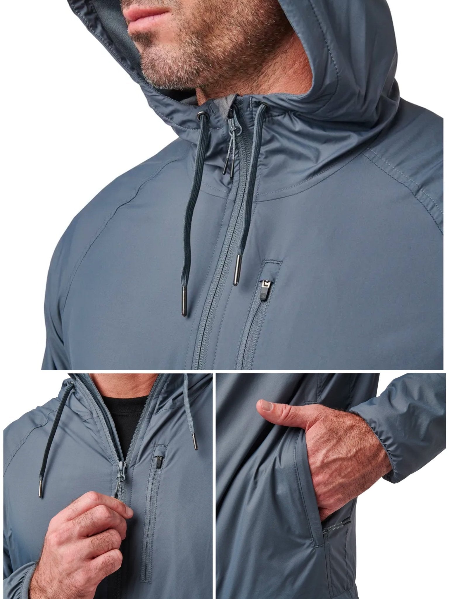 5.11 Tactical - 5.11 WARNER LIGHT WEIGHT JACKET / COAT - DWR Finish - Style 78046