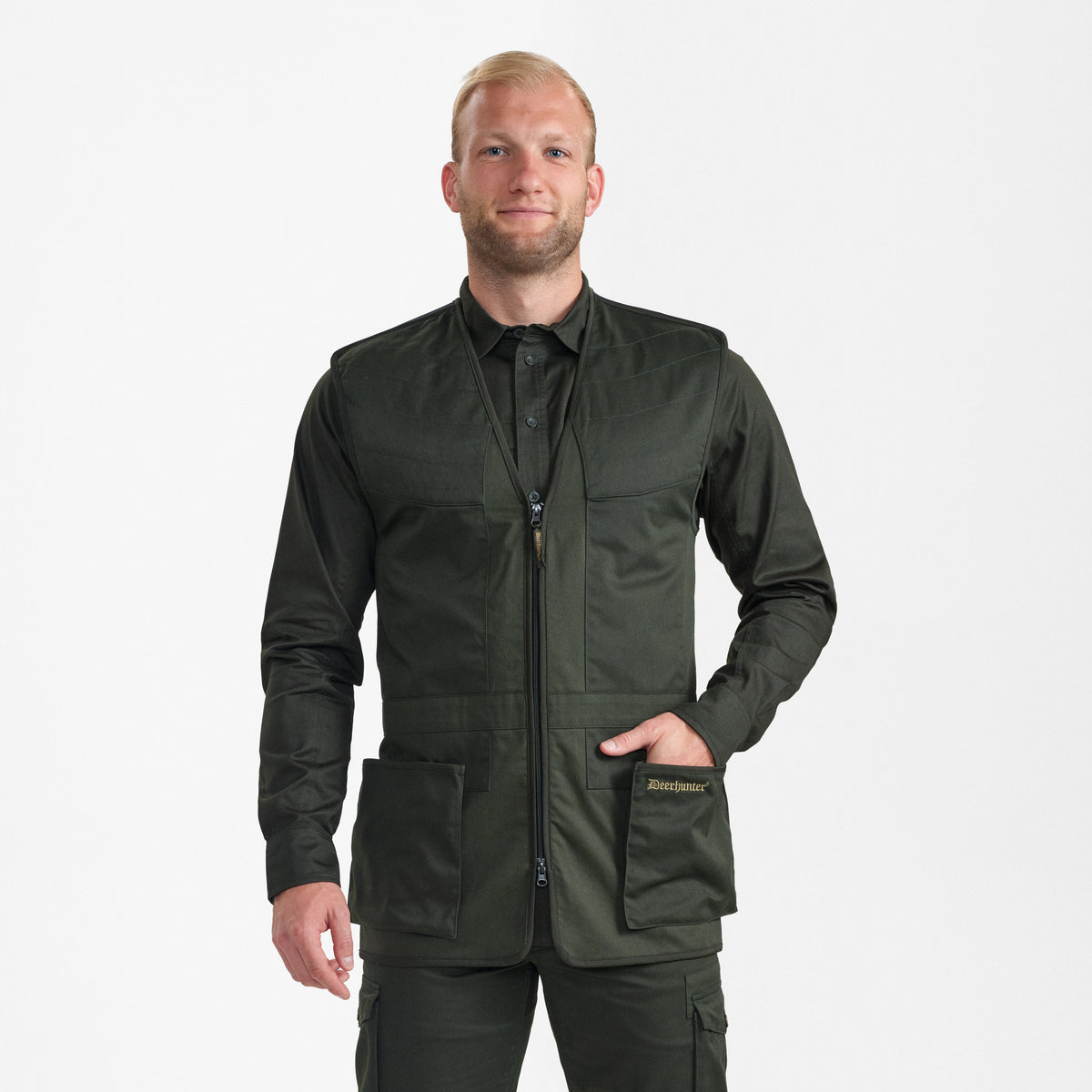 Deerhunter Atlas Shooting Waistcoat In Timber