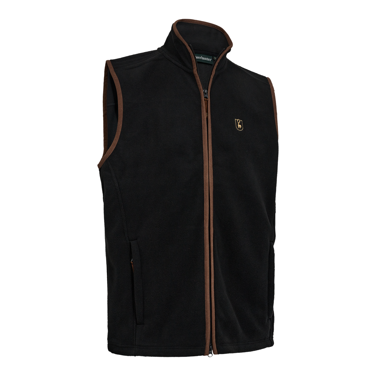 Deerhunter Cumbria Fleece Waistcoat In Anthracite Grey