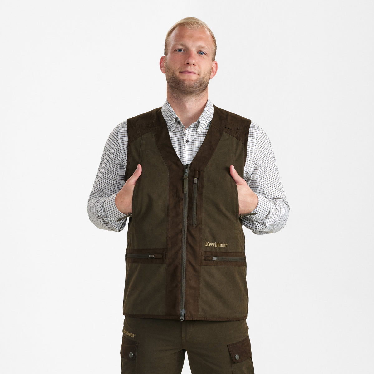 Deerhunter EAGLE Waistcoat In Tarmac Green
