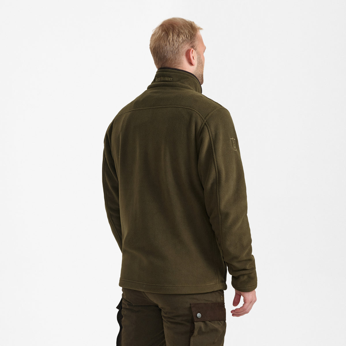 Deerhunter Eagle Fleece Jacket in Tarmac Green