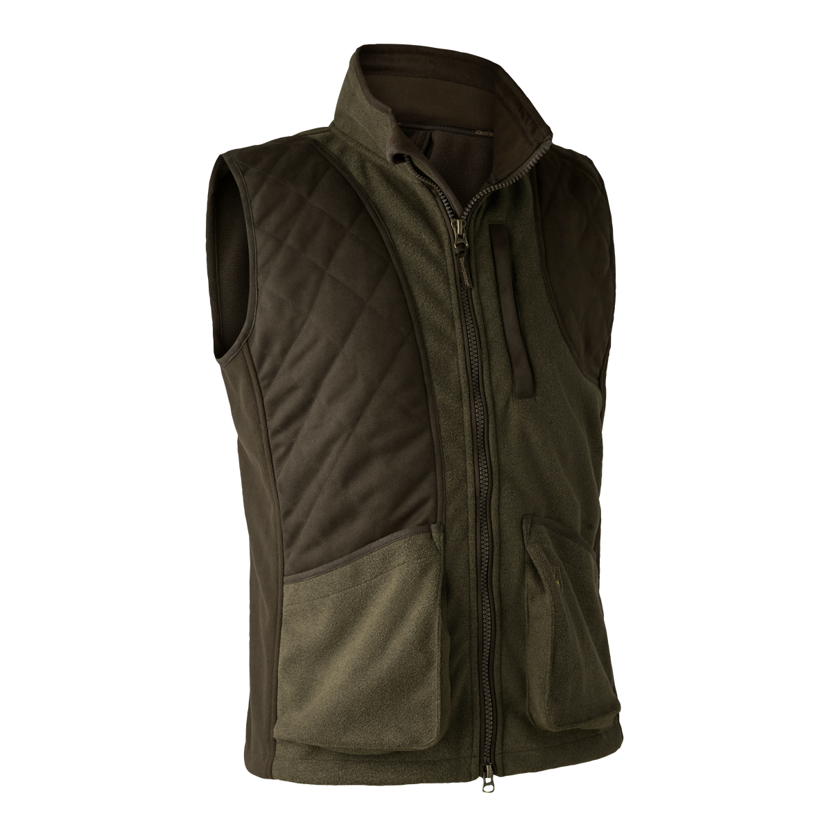 Deerhunter Gamekeeper Shooting Waistcoat In Graphite Green