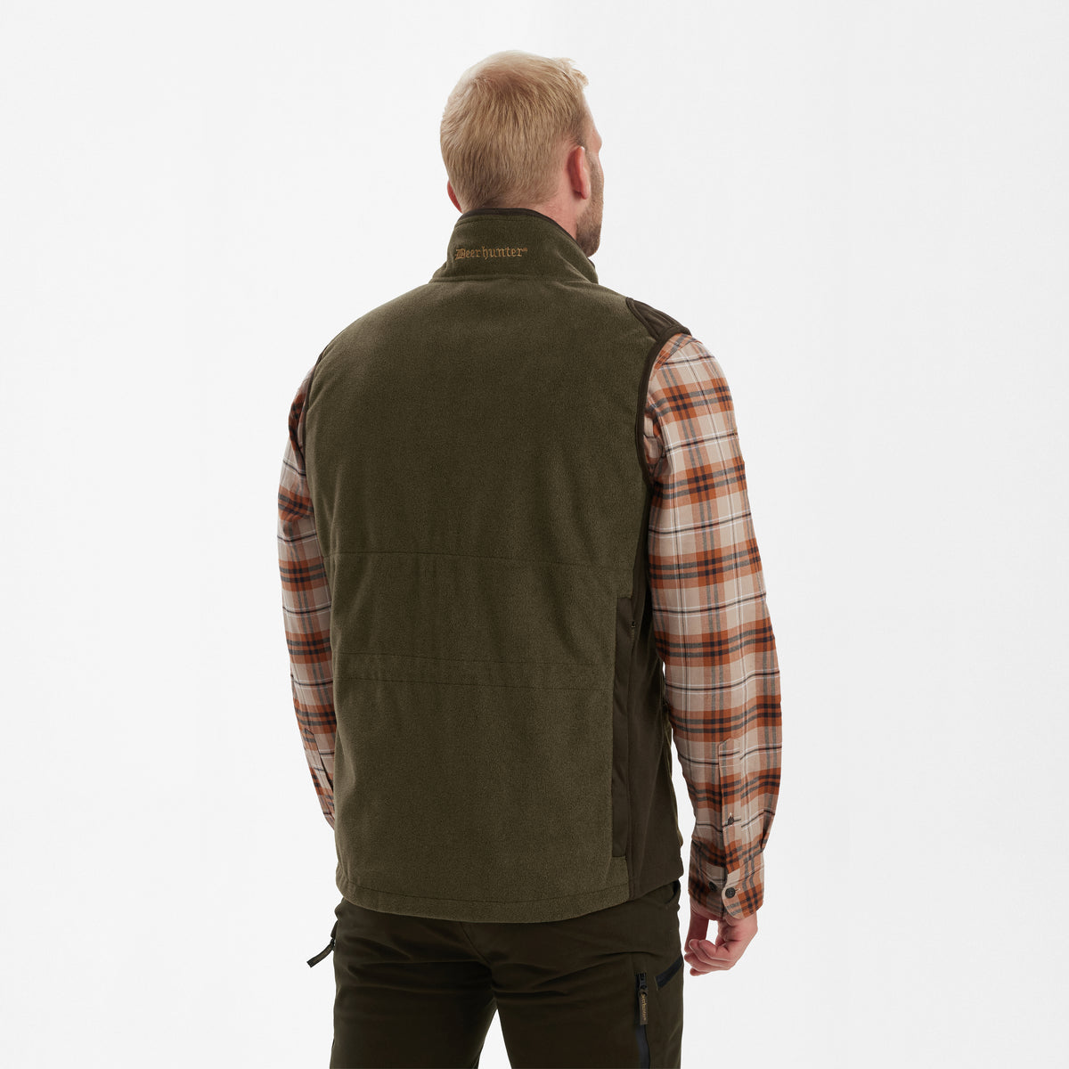 Deerhunter Gamekeeper Shooting Waistcoat In Graphite Green