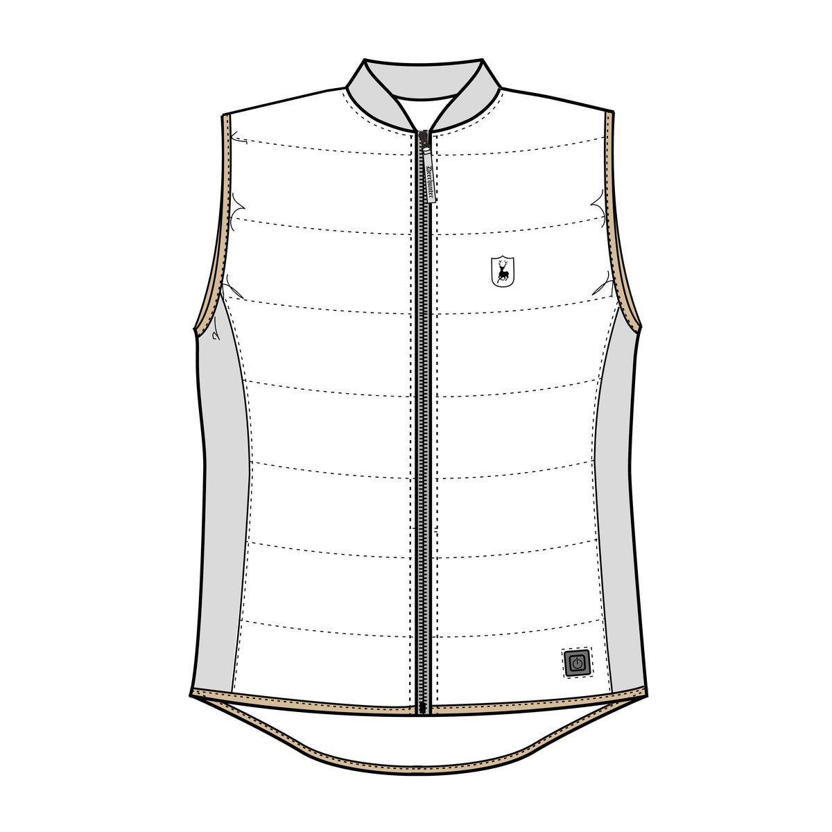 Deerhunter Heat Inner Waistcoat in black