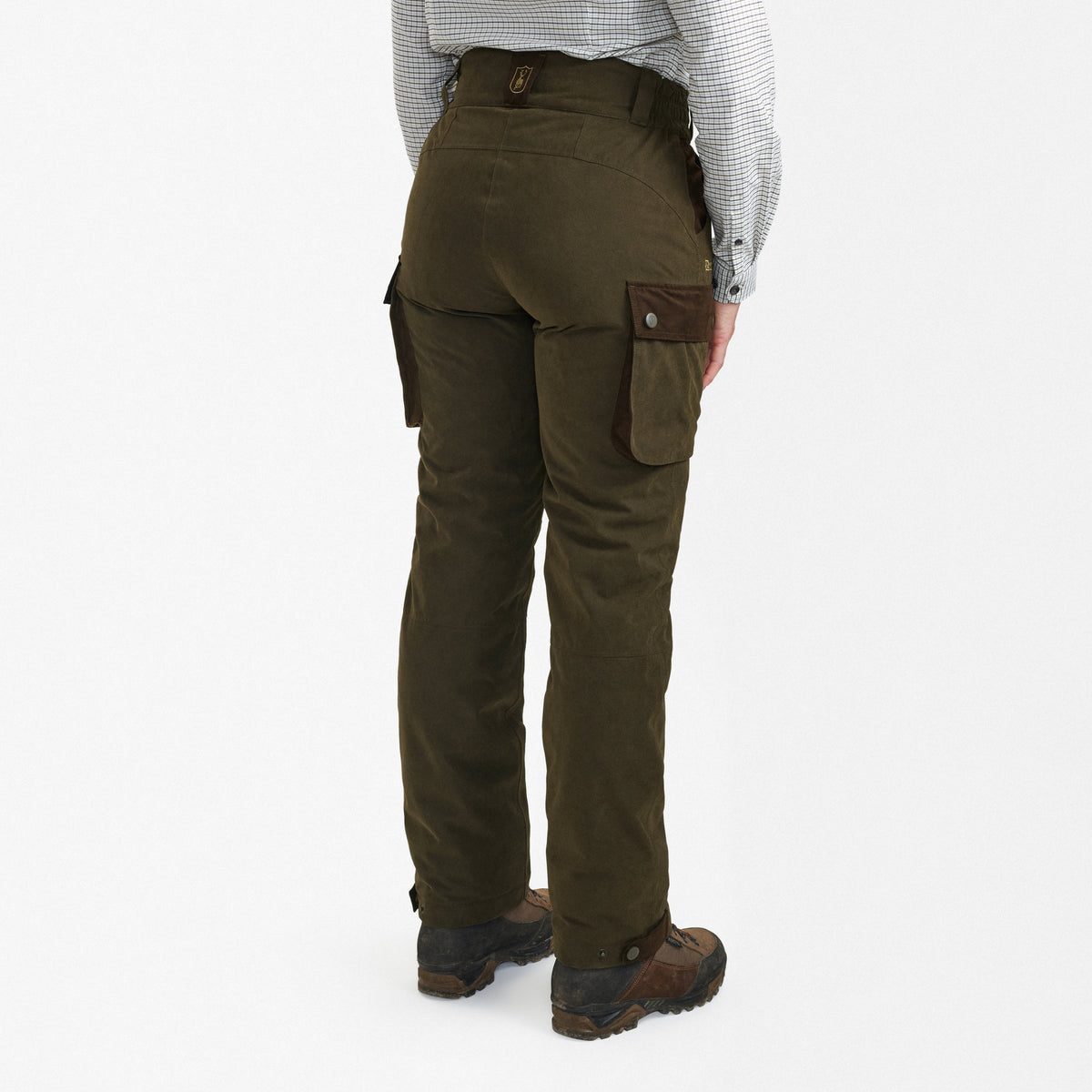 Deerhunter Lady Eagle Trousers In Tarmac Green