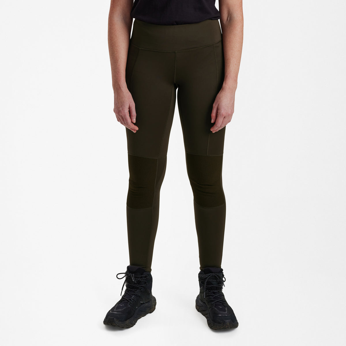 Deerhunter Lady Reinforced Tights In Art Green
