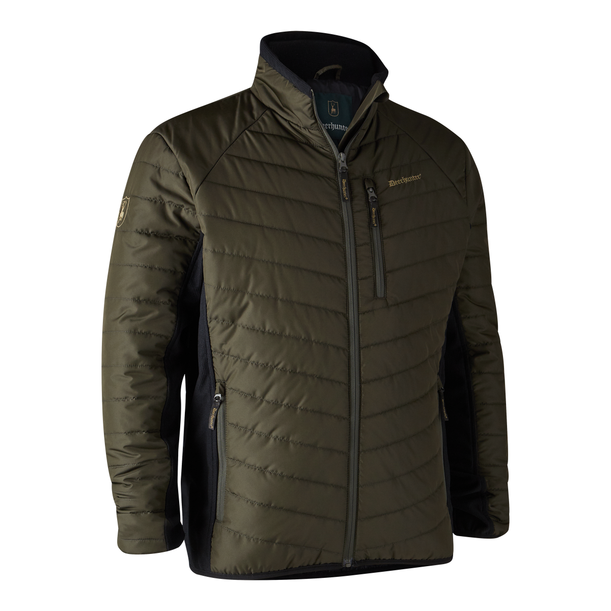 Deerhunter MOOR Padded Jacket with Softshell In Adventure Green