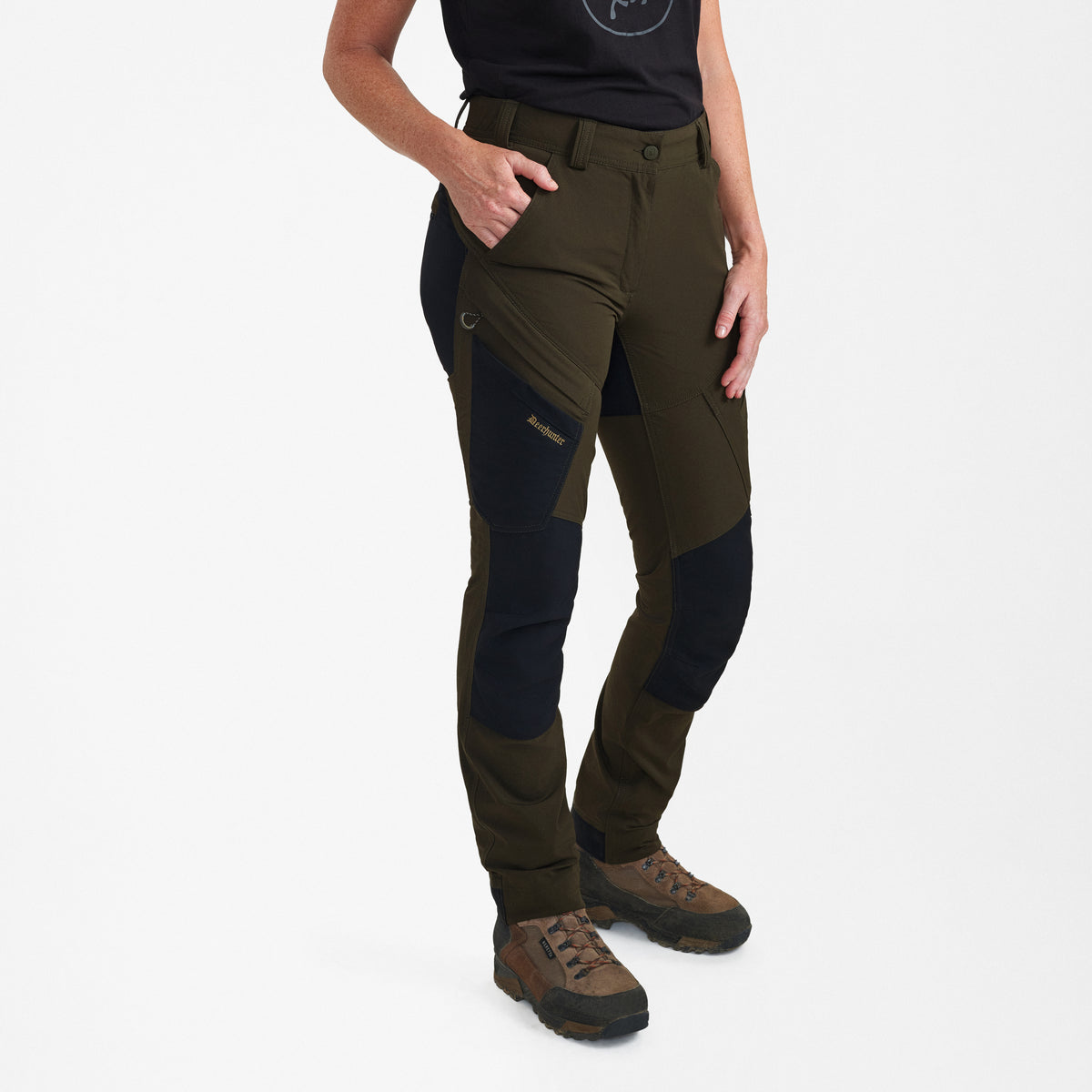 Deerhunter NORTHWARD Trousers in black and green