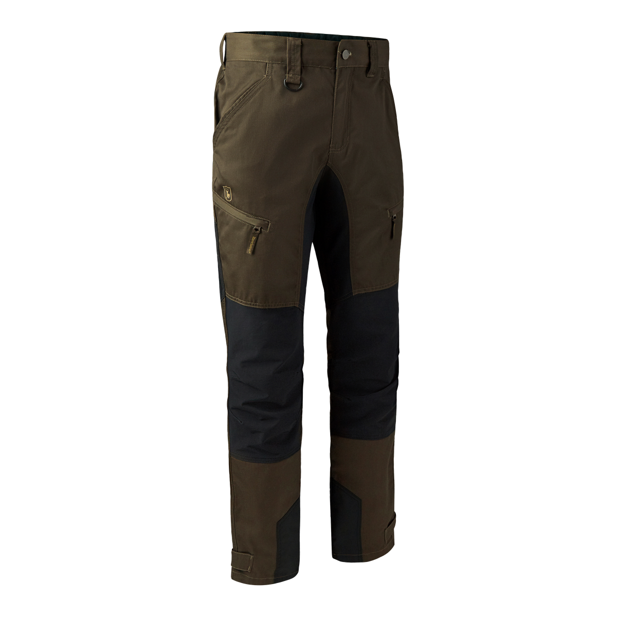 Deerhunter Rogaland Stretch Trousers with contrast In Fallen Leaf