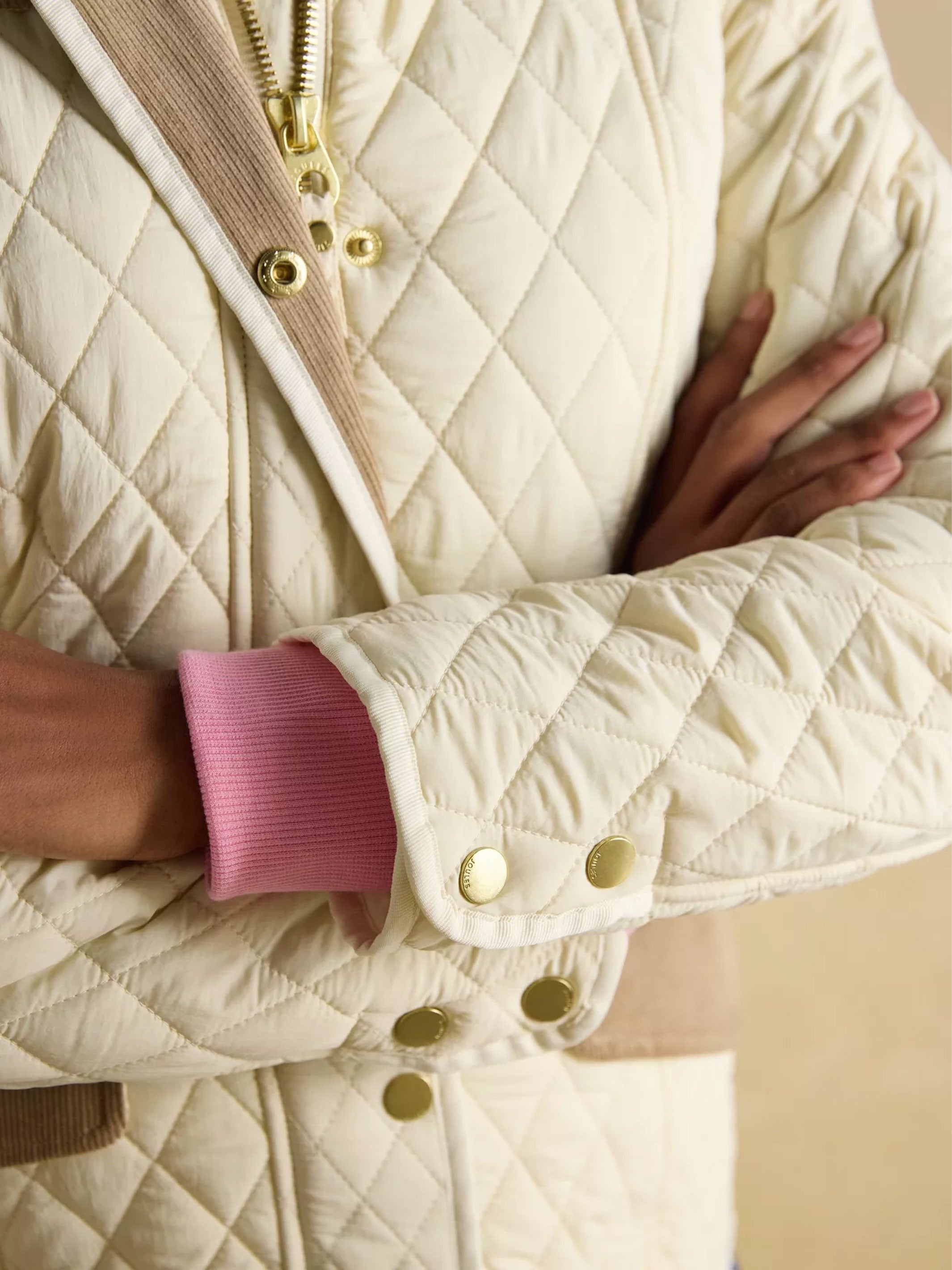 Joules - Ladies Highclere Quilted Jacket - Womens padded coat