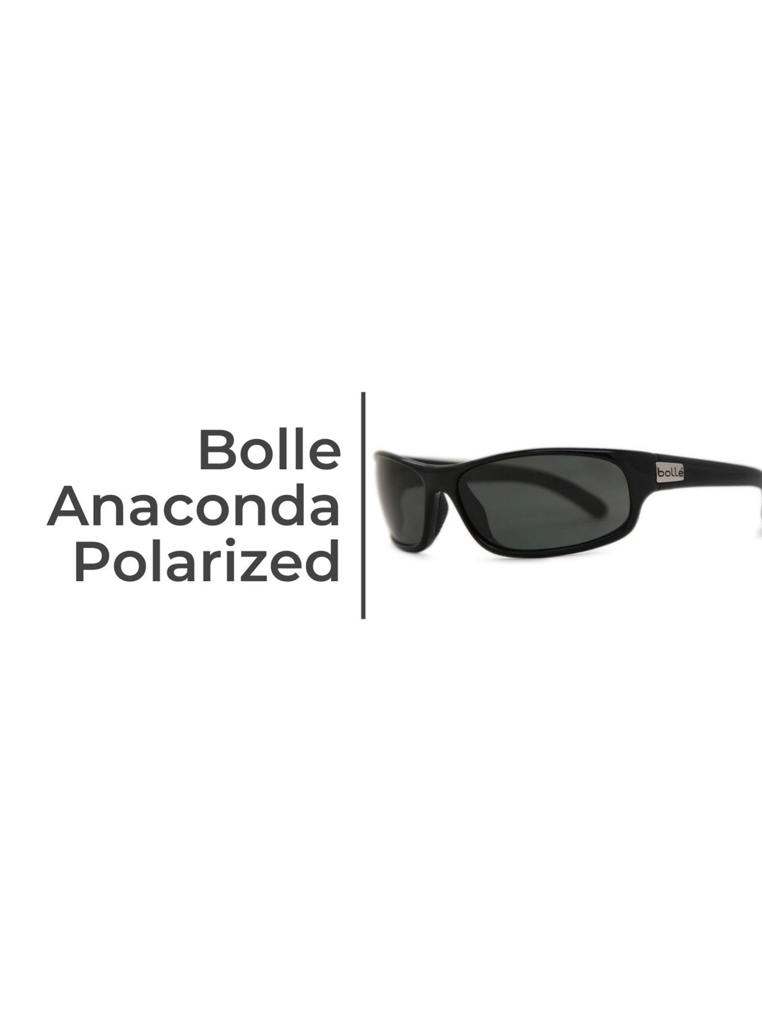 Bolle - ANACONDA Sunglasses Black Shiny - 1 TNS Polarised
