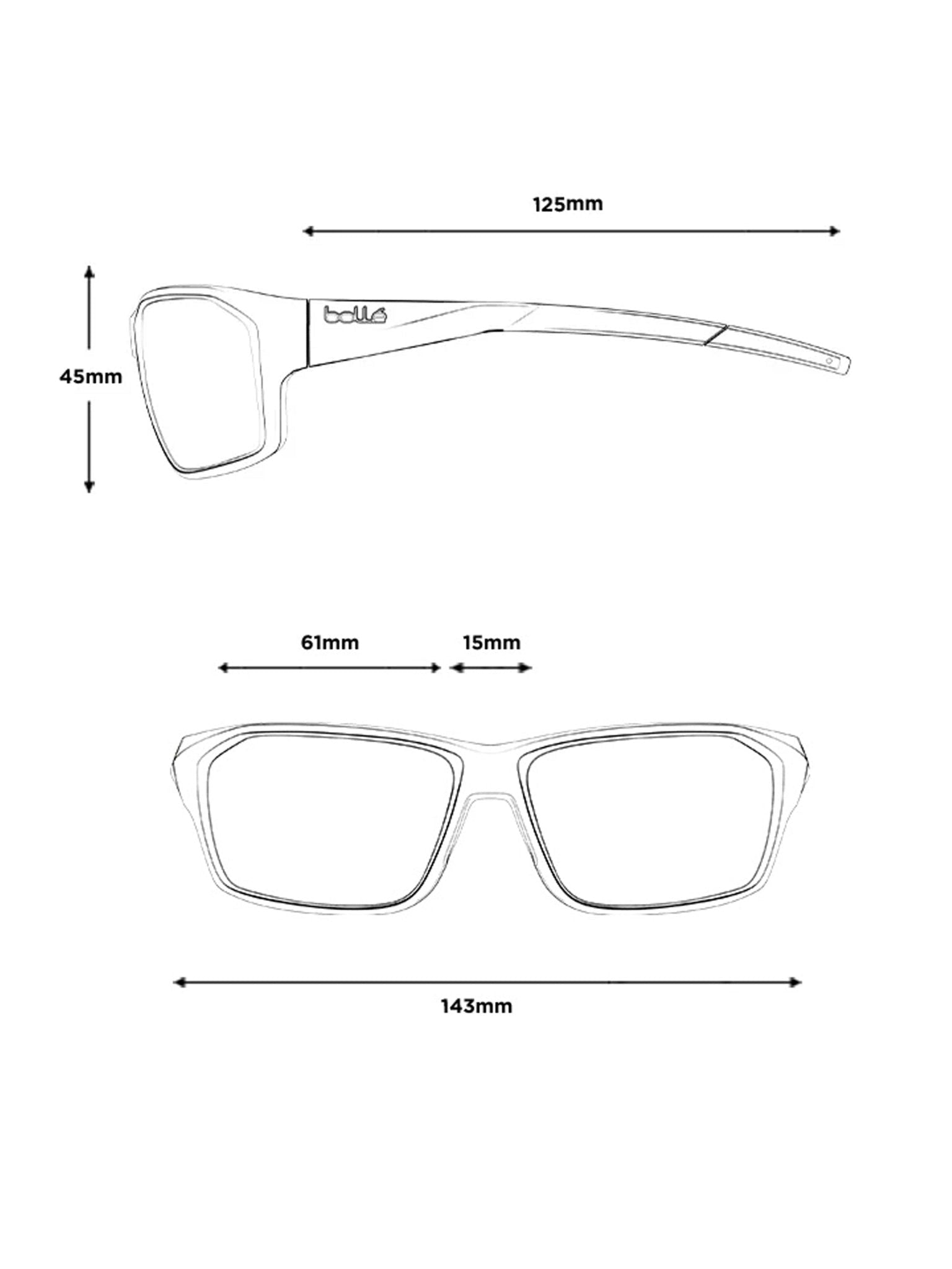 Bolle - FENIX Sunglasses Titanium Matte - Volt 1 + Offshore Polarized