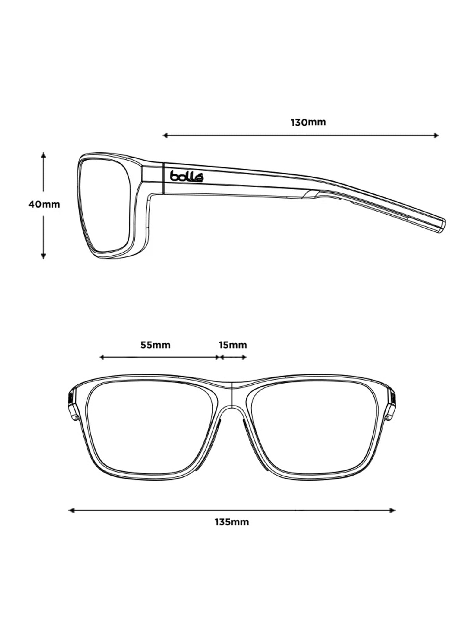 Bolle - STRIX Sunglasses Black Matte - Volt+ 1 Offshore Polarized