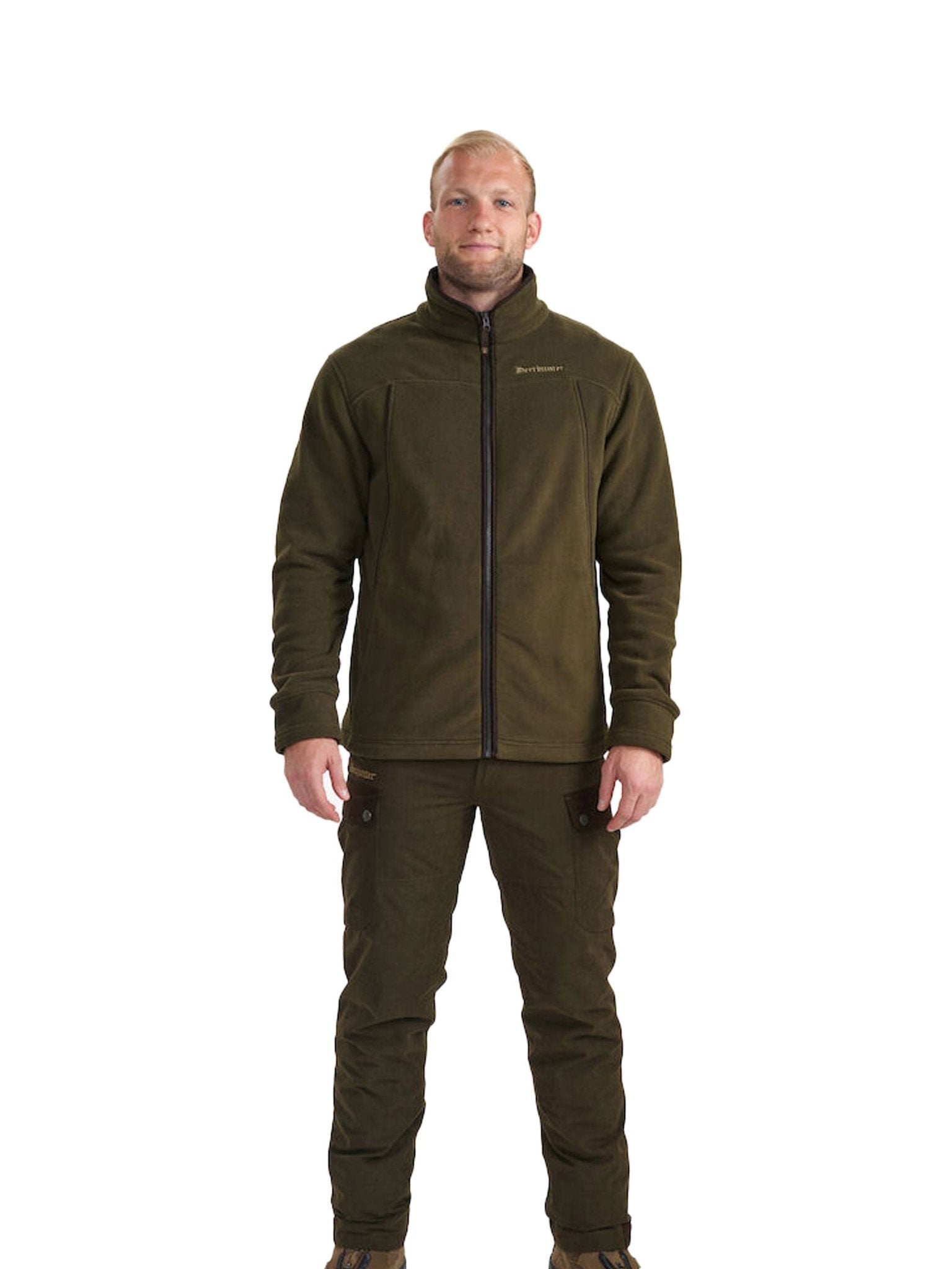 Deerhunter - Mens Fleece Jacket - Eagle Fleece Jacket 320gram stretch with pockets. Deerhunter