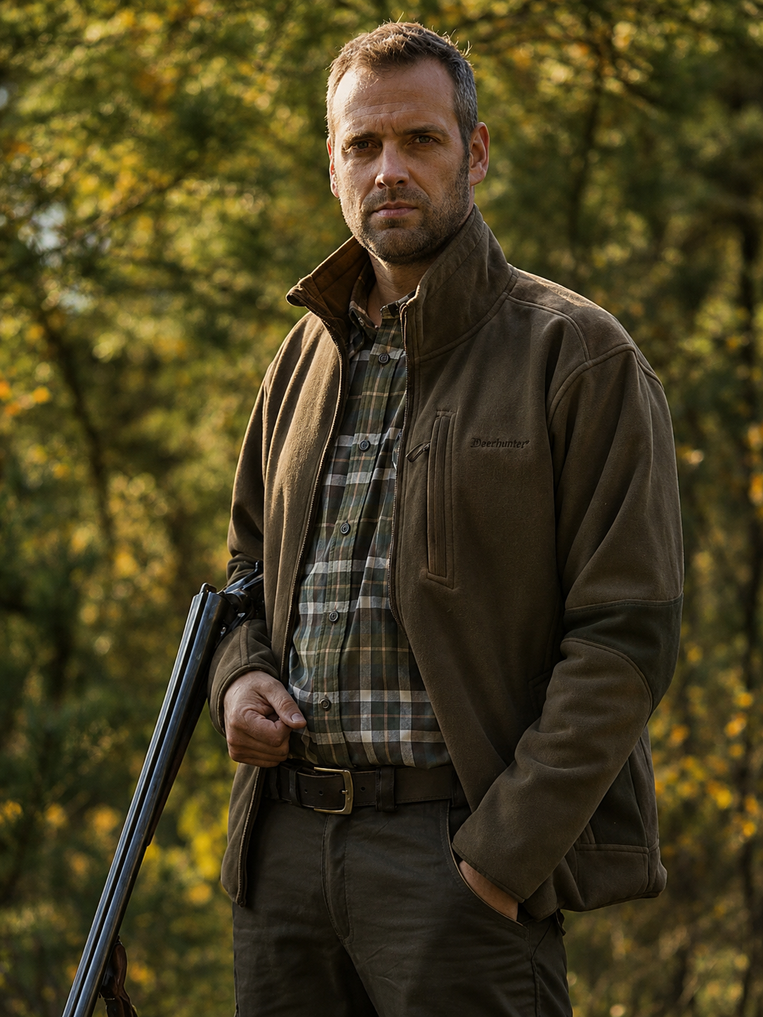 Deerhunter - Gamekeeper Waterproof Bonded Fleece Mens Jacket / Mens Fleece Jacket