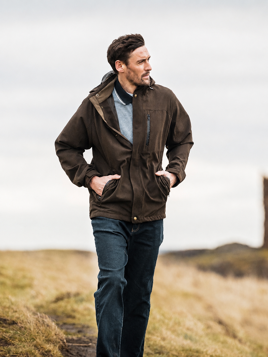 Hoggs of Fife Struther Zip Through Waterproof Jacket